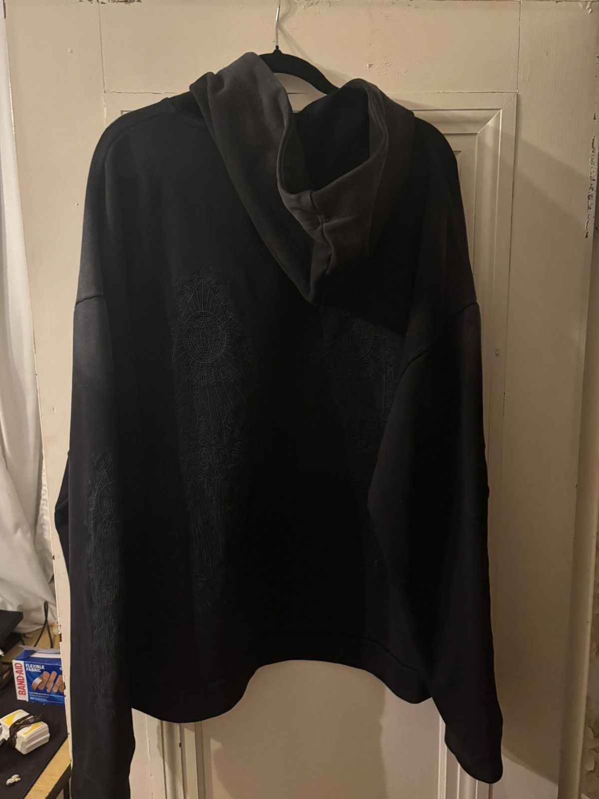 Who Decides War Who decides war all black tonal hoodie Size US XXL / EU 58 / 5 - 2 Thumbnail