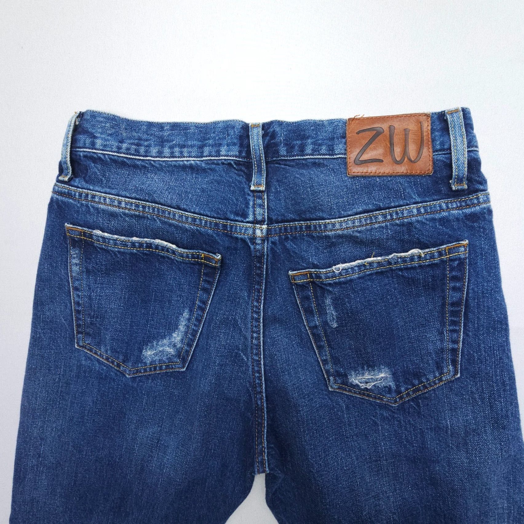Zara Zara Jeans Women City Denim Dark Premium High Rise Crop 2 28 in Dark Blue 5-Pocket Regular Cropped Vintage No Size 26" / US 2 / IT 38 - 5 Thumbnail