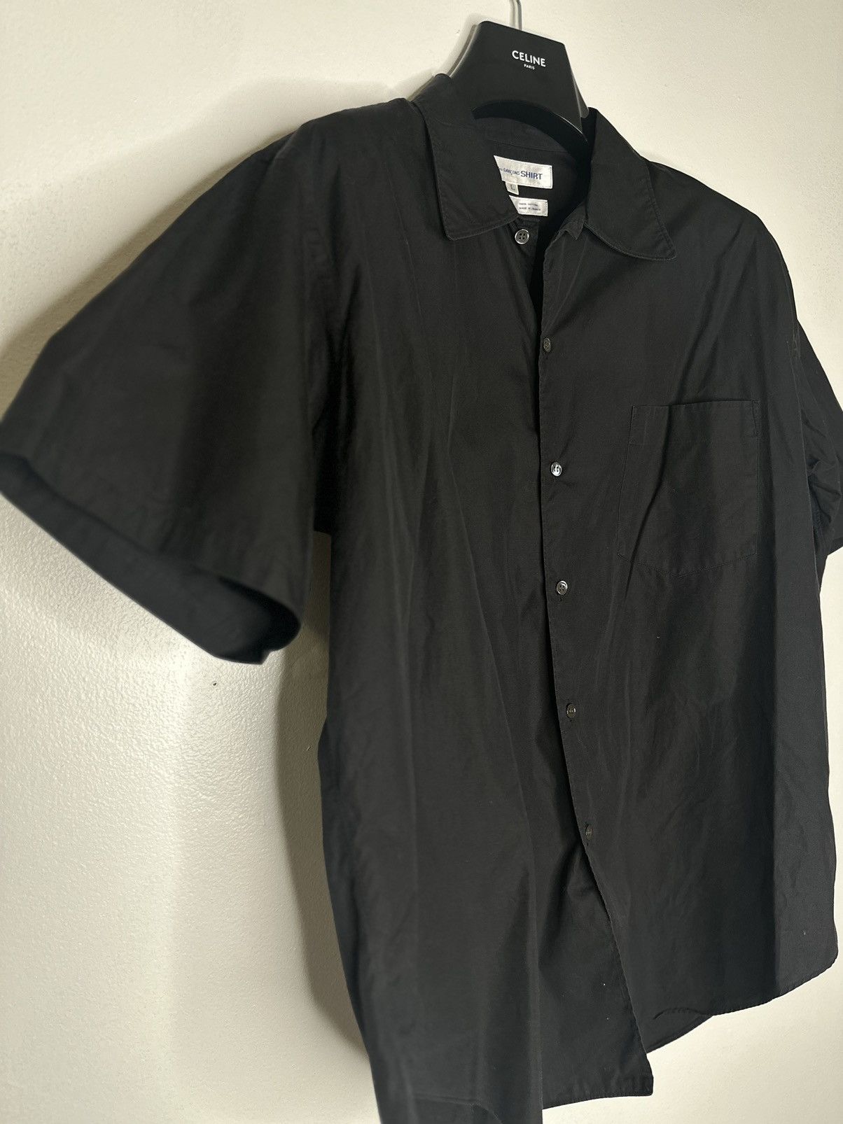 Comme des Garcons SHIRT Black Camp Shirt Size US L / EU 52-54 / 3 - 3 Thumbnail