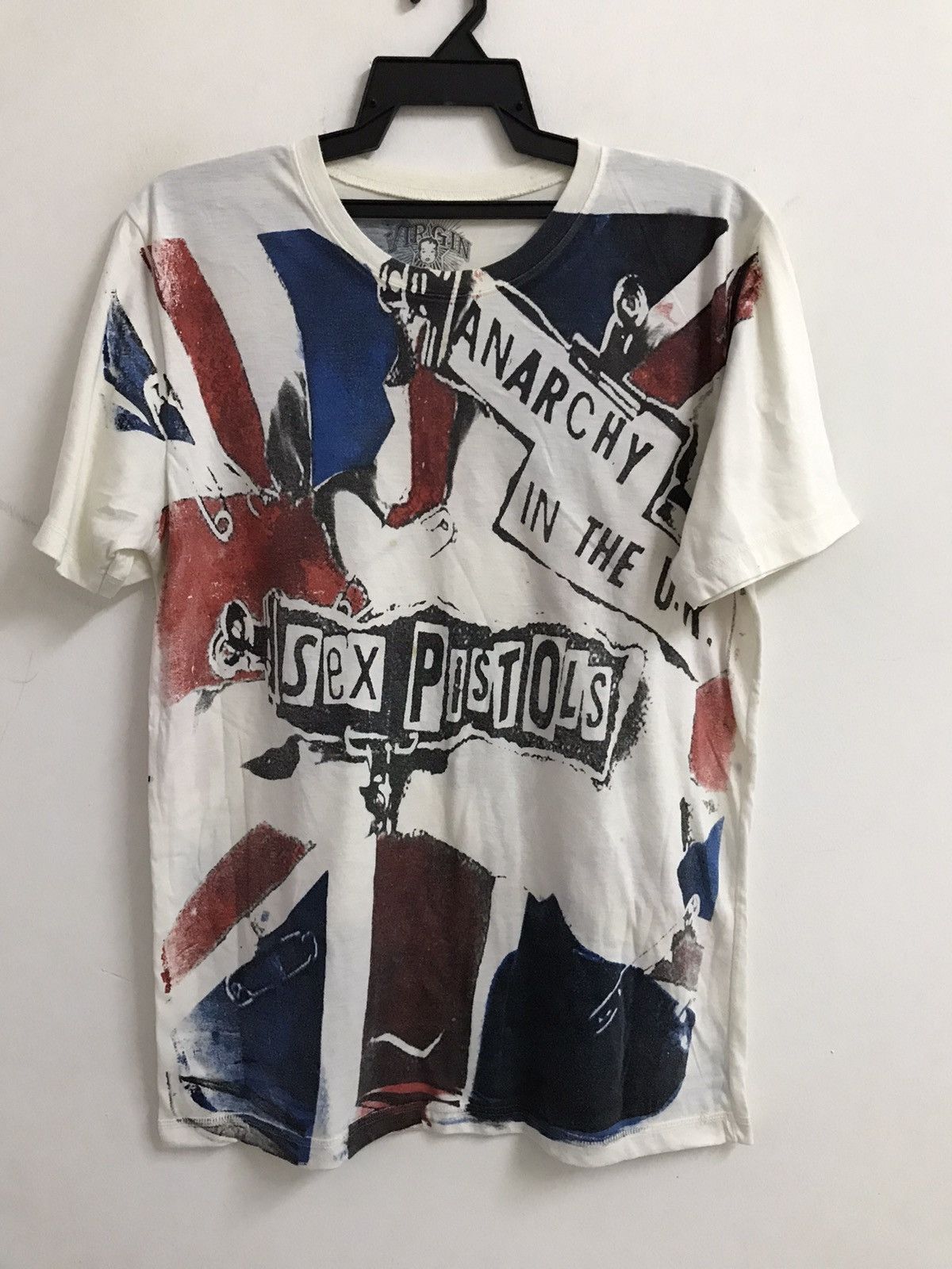 Band Tees × Vintage Vintage Sex Pistols Uk Tour T Shirt Punk Virgin Tee Size US M / EU 48-50 / 2 - 1 Thumbnail