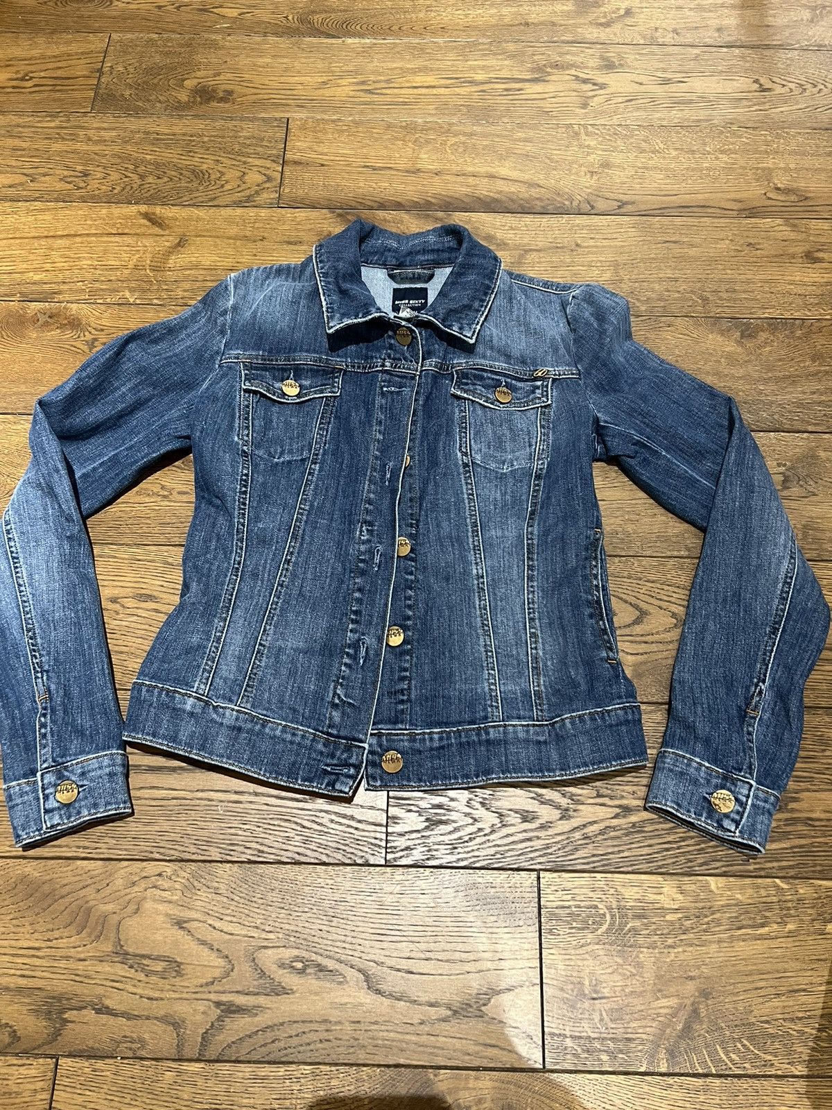 image of Miss Sixty Denim Jacket in Blue, Women's (Size Small)