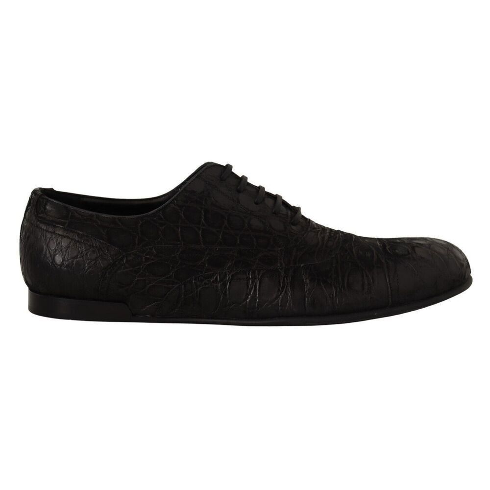 Dolce & Gabbana Dolce & Gabbana Elegant Exotic Leather Oxford Shoes Size US 11 / EU 44 - 1 Thumbnail