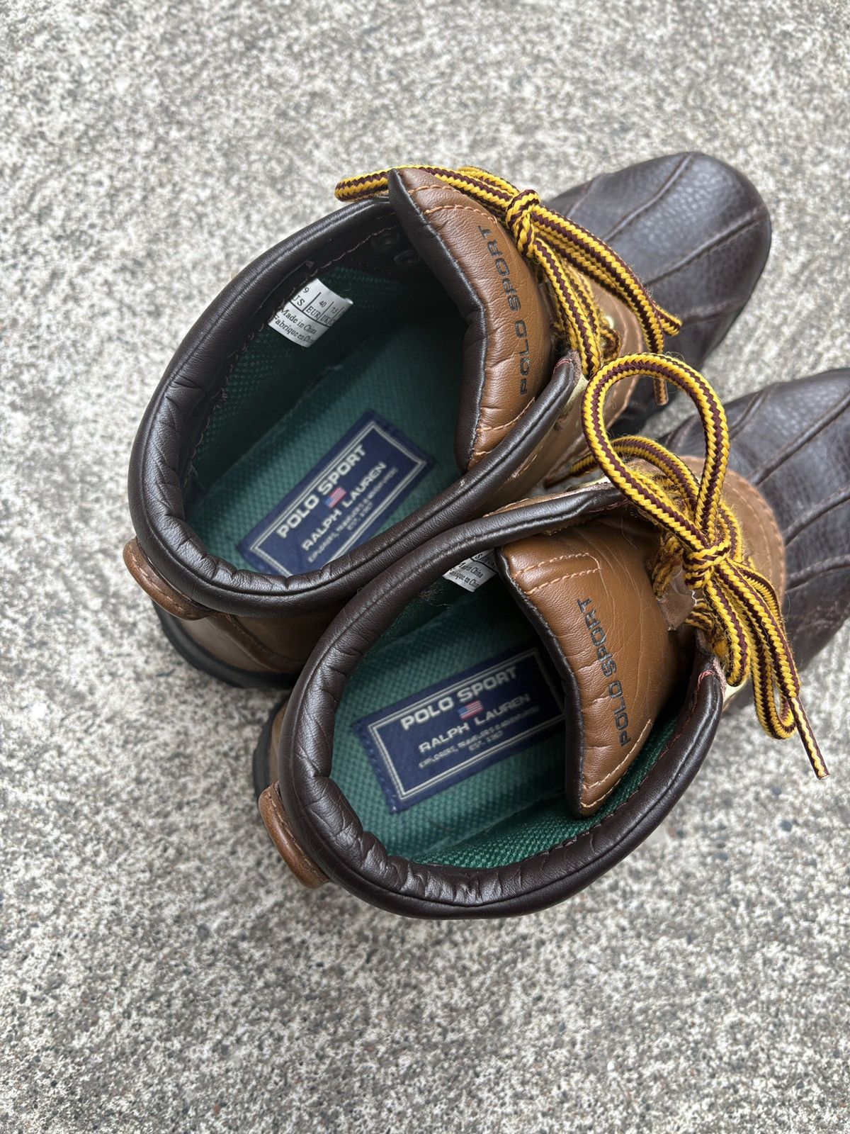 Vintage Vintage Streetwear Polo Ralph Lauren Sport Hiking Boots Size US 9 / IT 39 - 7 Thumbnail