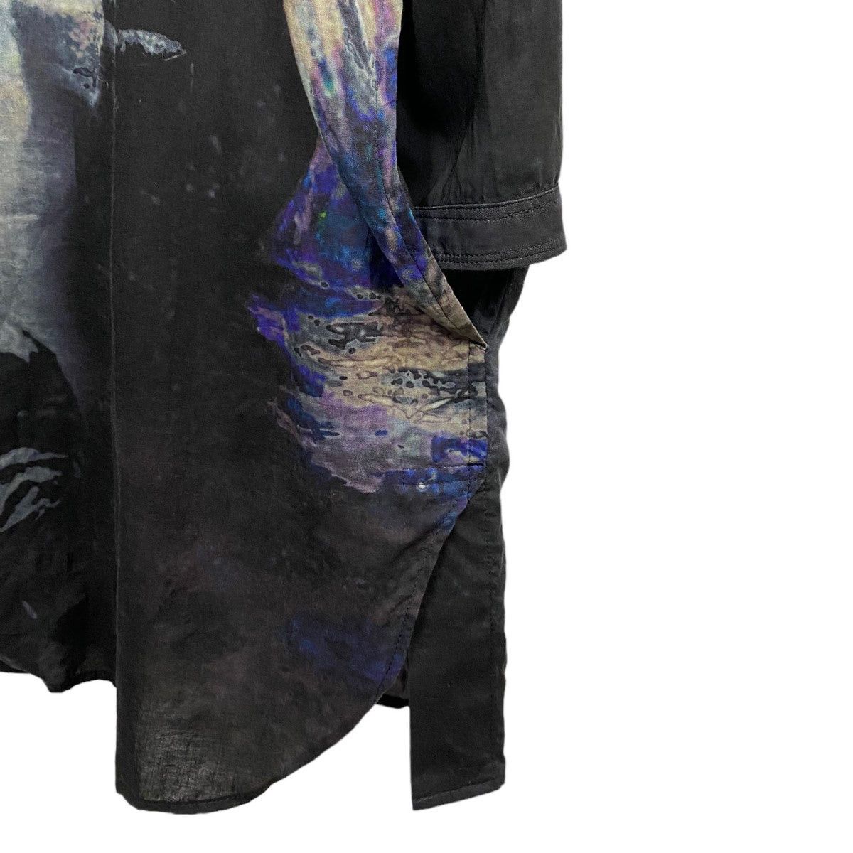 Yohji Yamamoto Yohji Yamamoto 24SS B Shirt Blouse Long Shirt Court Size US M / EU 48-50 / 2 - 8 Thumbnail