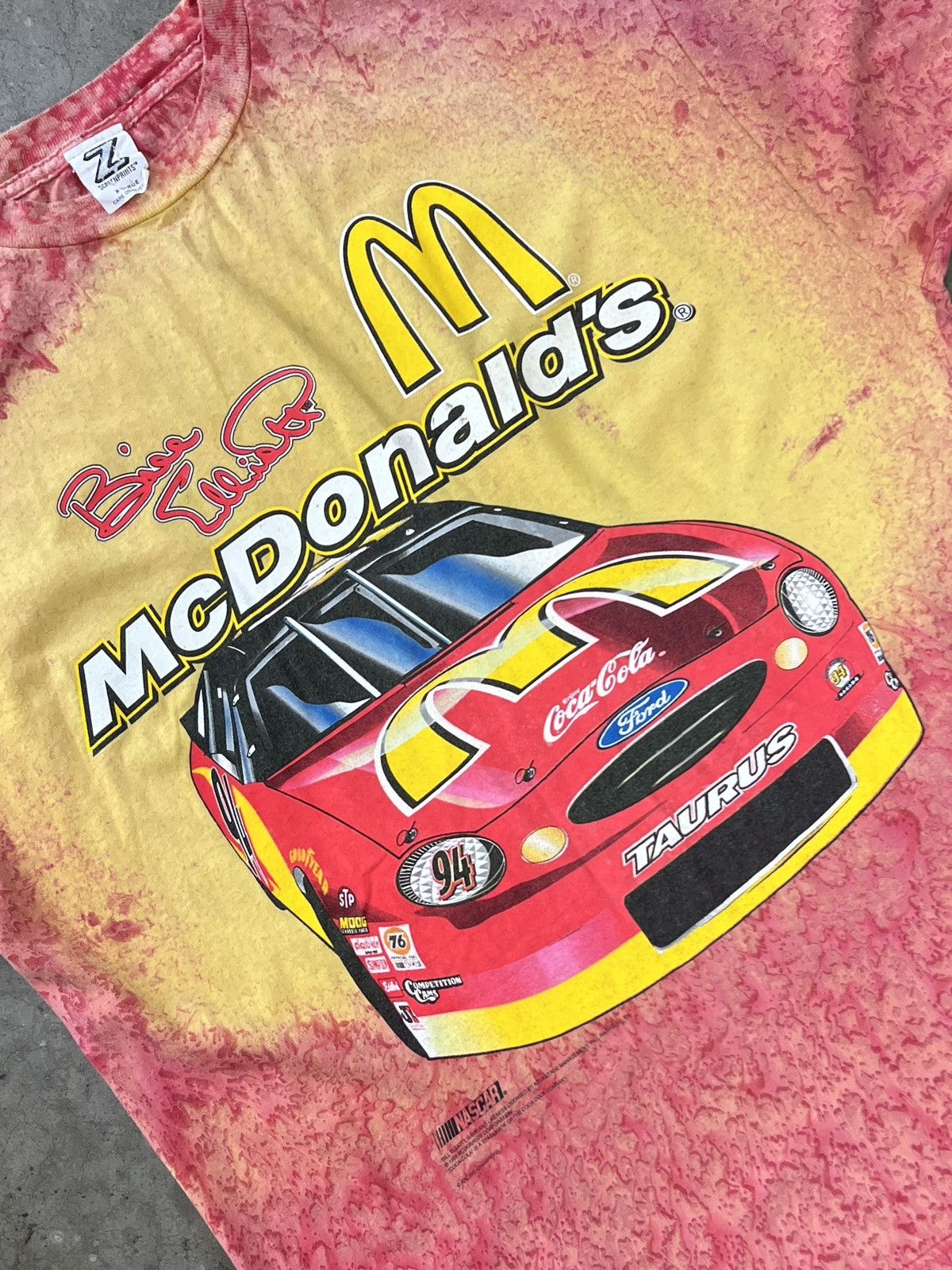 NASCAR Vintage 1999 NASCAR Bill Elliott McDonald's Racing Tee XL Size US XL / EU 56 / 4 - 1 Thumbnail