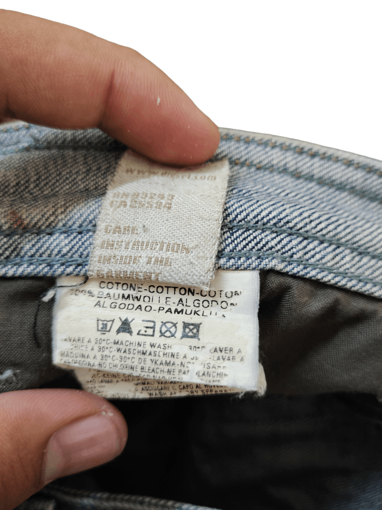 Diesel Vintage Y2k Diesel Slammer Embroidered Pocket Denim Jeans Size US 30 / EU 46 - 17 Thumbnail