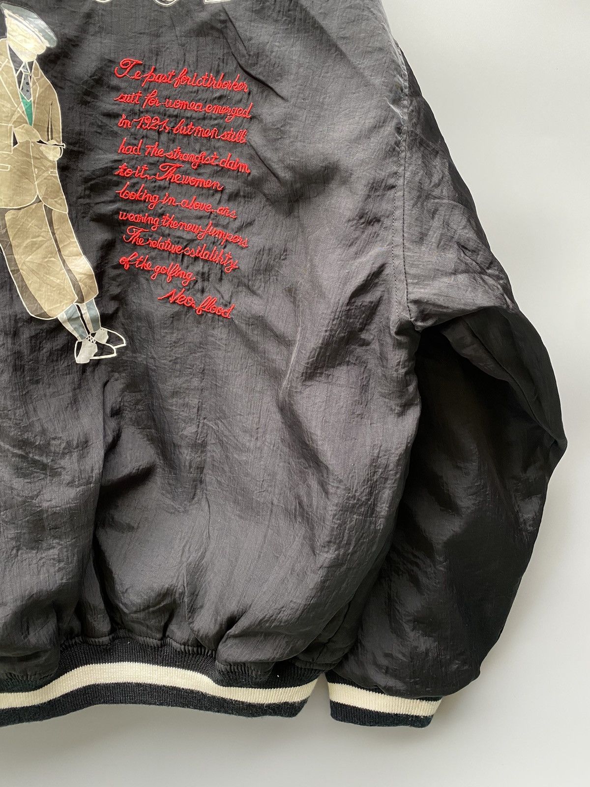 Japanese Brand 90s Neoblood Tokyo Embroidered Cargo Bomber Jacket Size US L / EU 52-54 / 3 - 8 Thumbnail