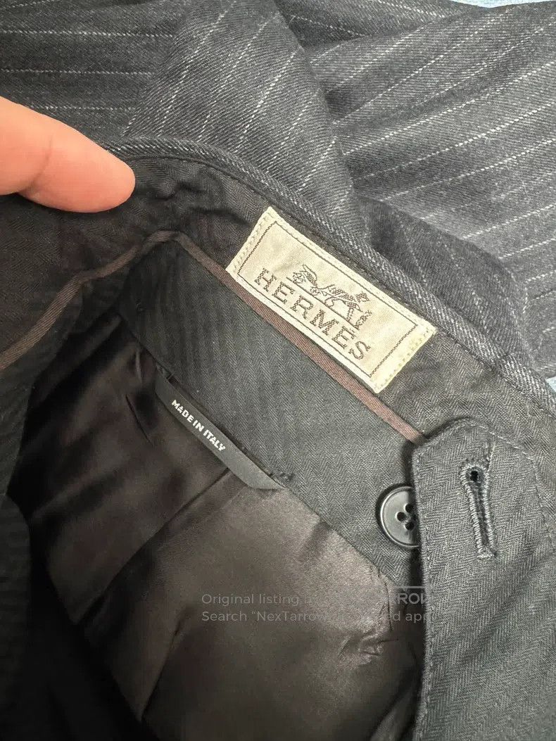 Hermes Hermes Casual pants with 98% wool Size US 40 / EU 56 - 3 Thumbnail