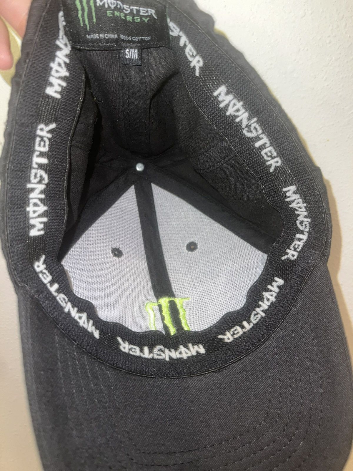 Other Vintage Monster Energy Flex Fit Hat Sm/Md Size ONE SIZE - 4 Thumbnail