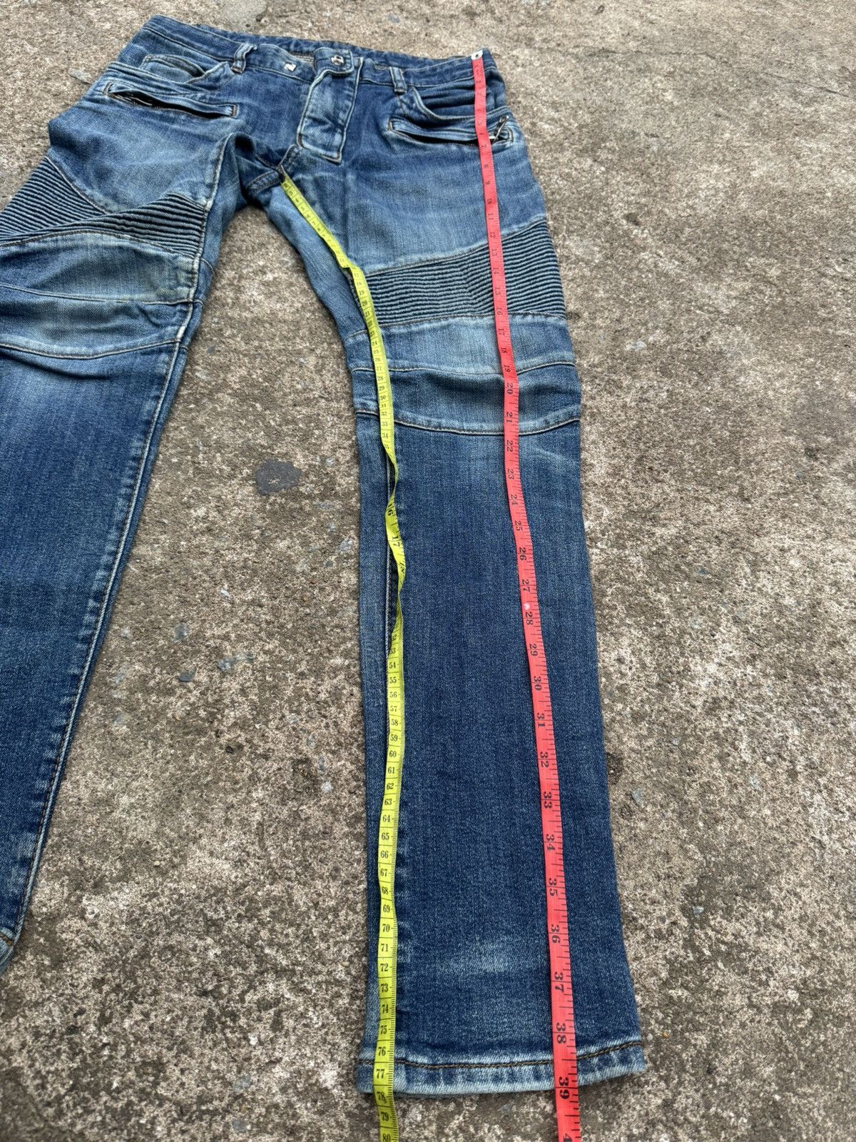 Balmain Balmain Decarnin Biker Denim Size US 30 / EU 46 - 10 Thumbnail