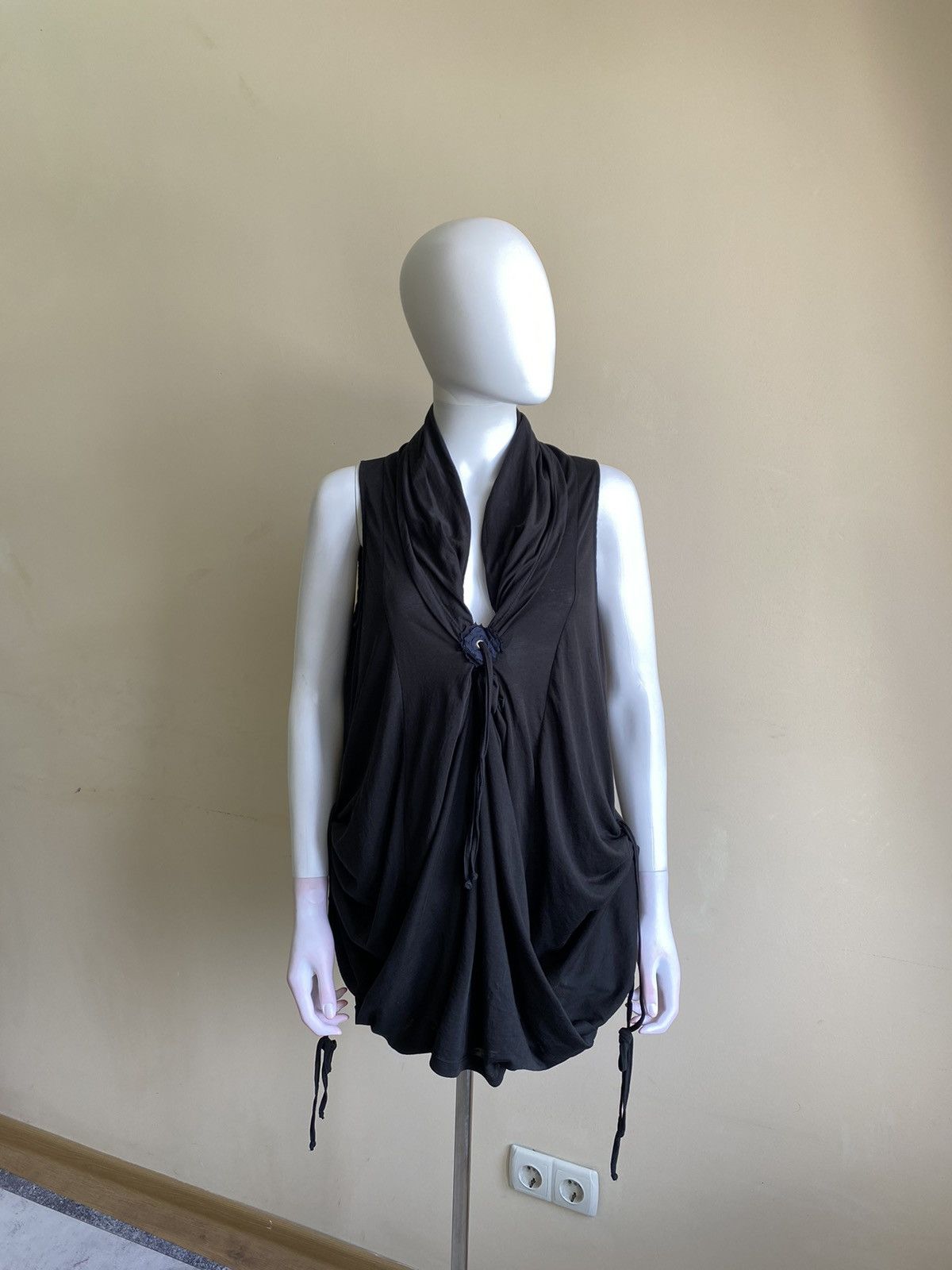 Marithe + Francois Girbaud Marithe Francois Girbaud Avant Garde Sleeveless Mini Dress Size M / US 6-8 / IT 42-44 - 2 Thumbnail