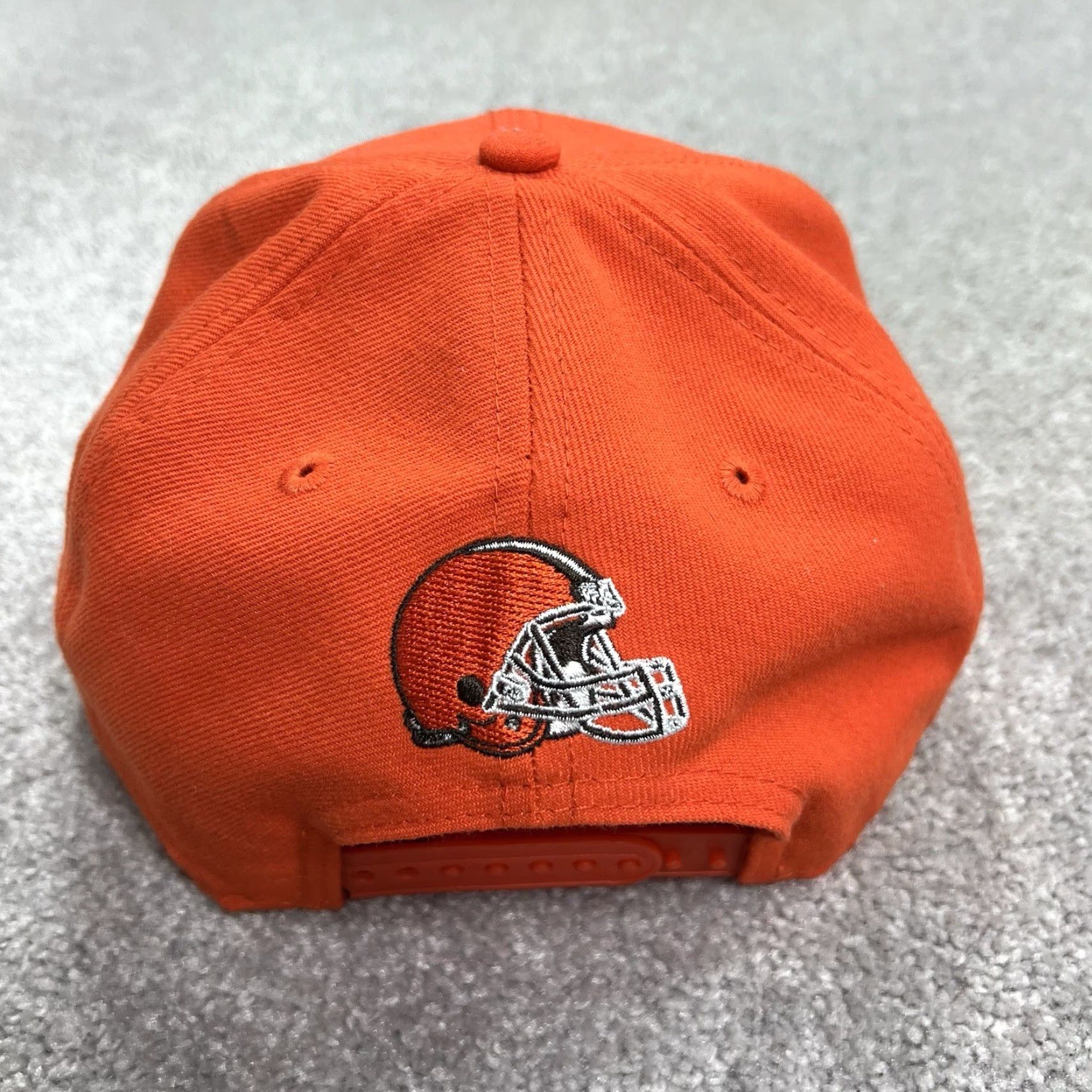 New Era Cleveland Browns Hat Mens Orange Adjustable SnapBack New Era NFL 9fifty Football Size ONE SIZE - 5 Thumbnail