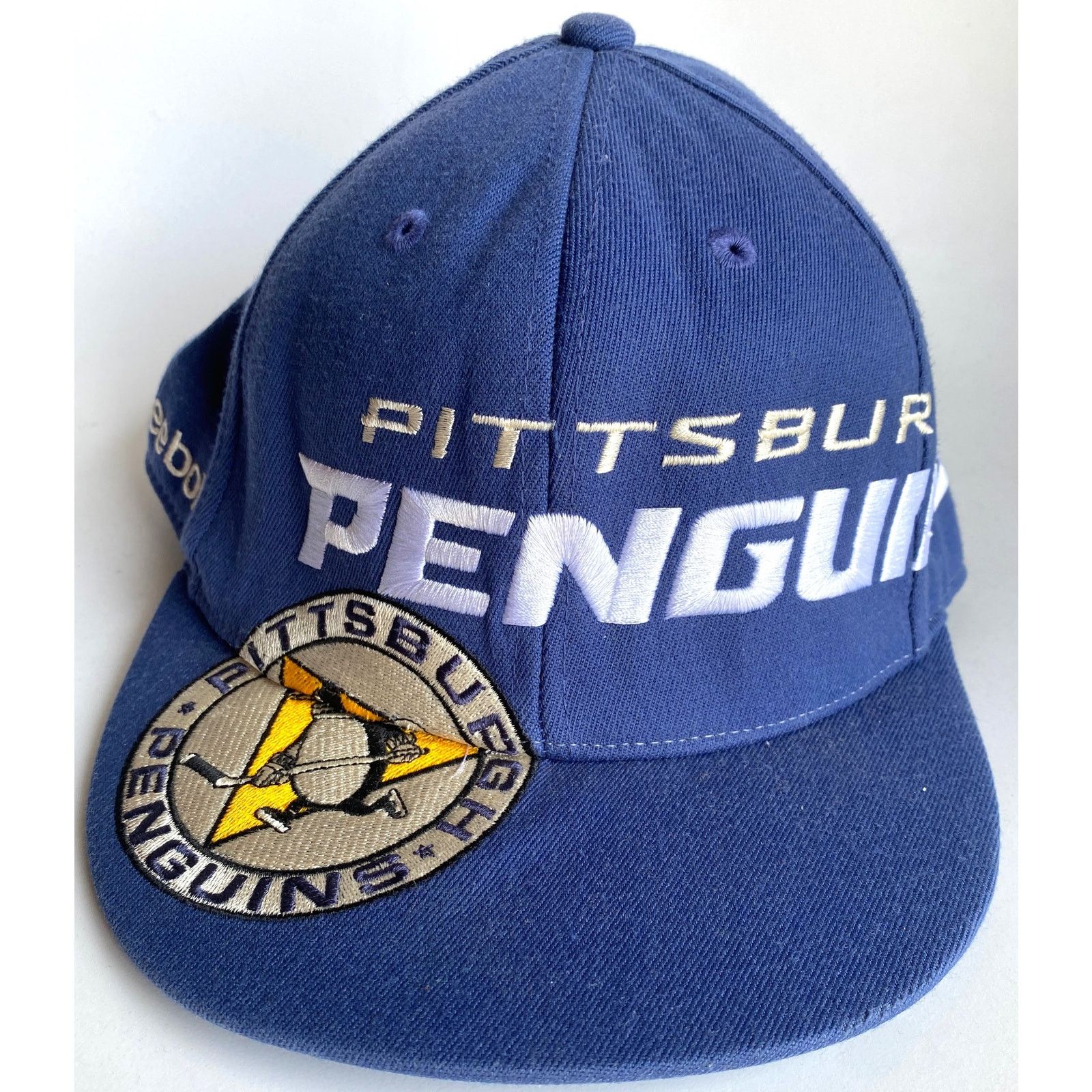 NHL × Reebok Pittsburgh Penguins 2011 RBK FlexFit cap 7 1/4 5/8 blue NHL Size ONE SIZE - 1 Thumbnail