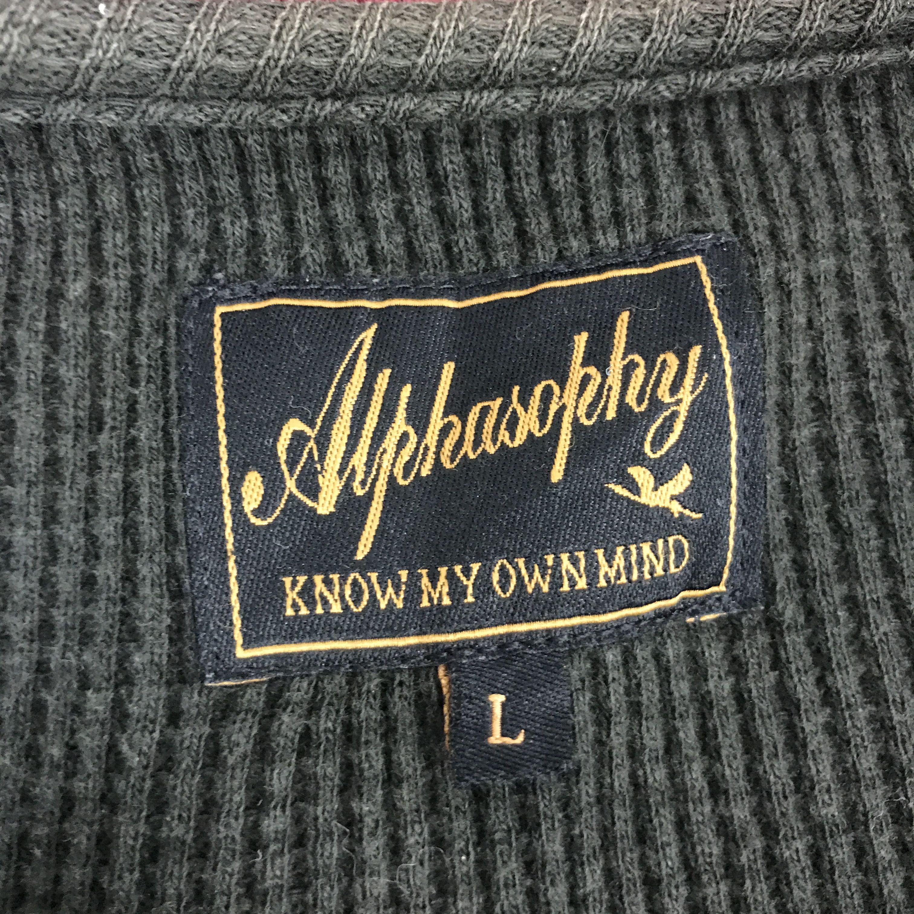 Japanese Brand japan knitwear know my one mind zipper jacket Size US L / EU 52-54 / 3 - 10 Thumbnail