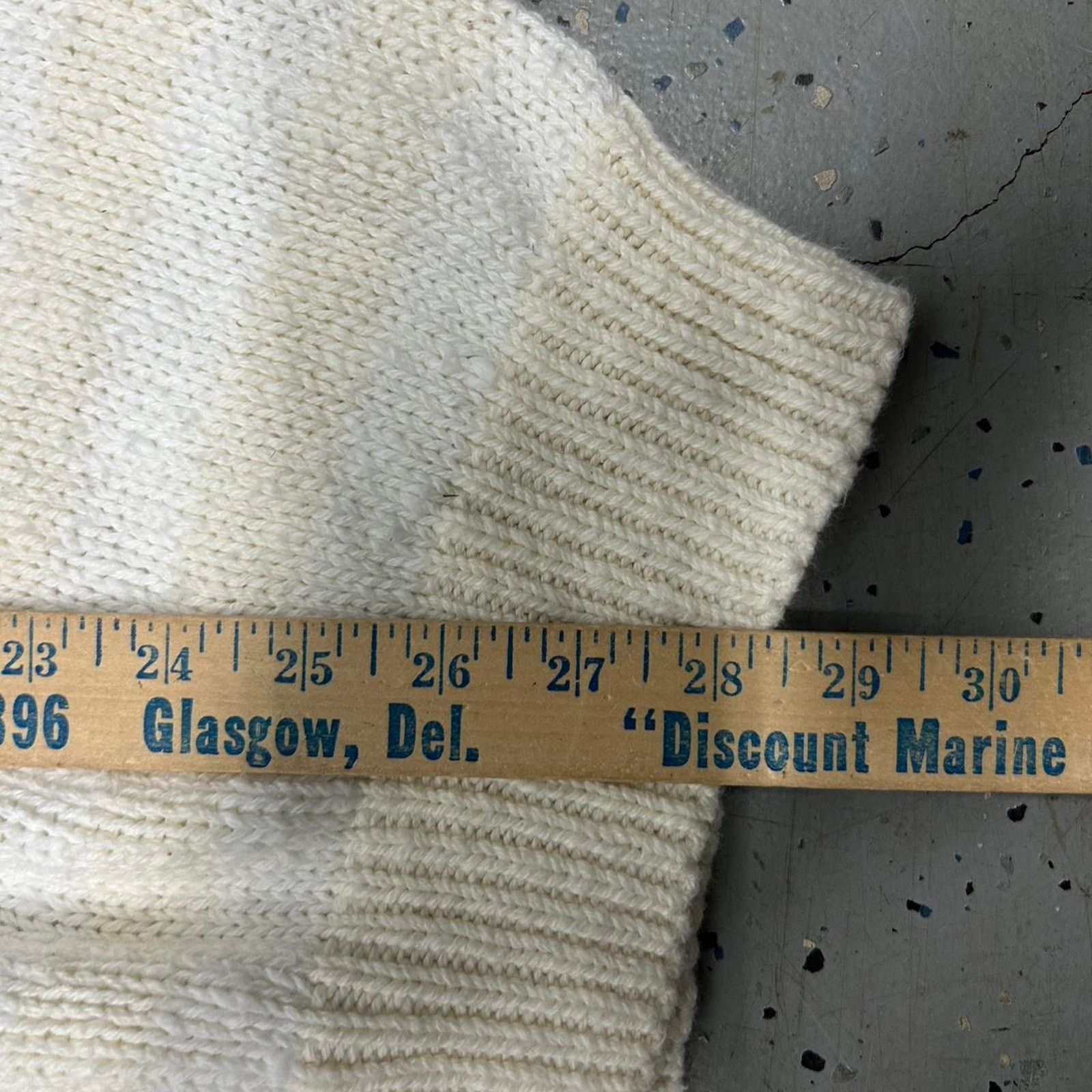 Other Cream and white striped VTG John Douglas sweater Size M / US 6-8 / IT 42-44 - 5 Thumbnail