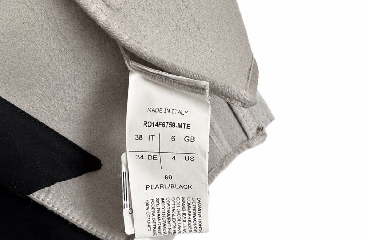 Rick Owens *BRAND NEW*rick owens split biker frilled jacket Size XS / US 0-2 / IT 36-38 - 5 Thumbnail