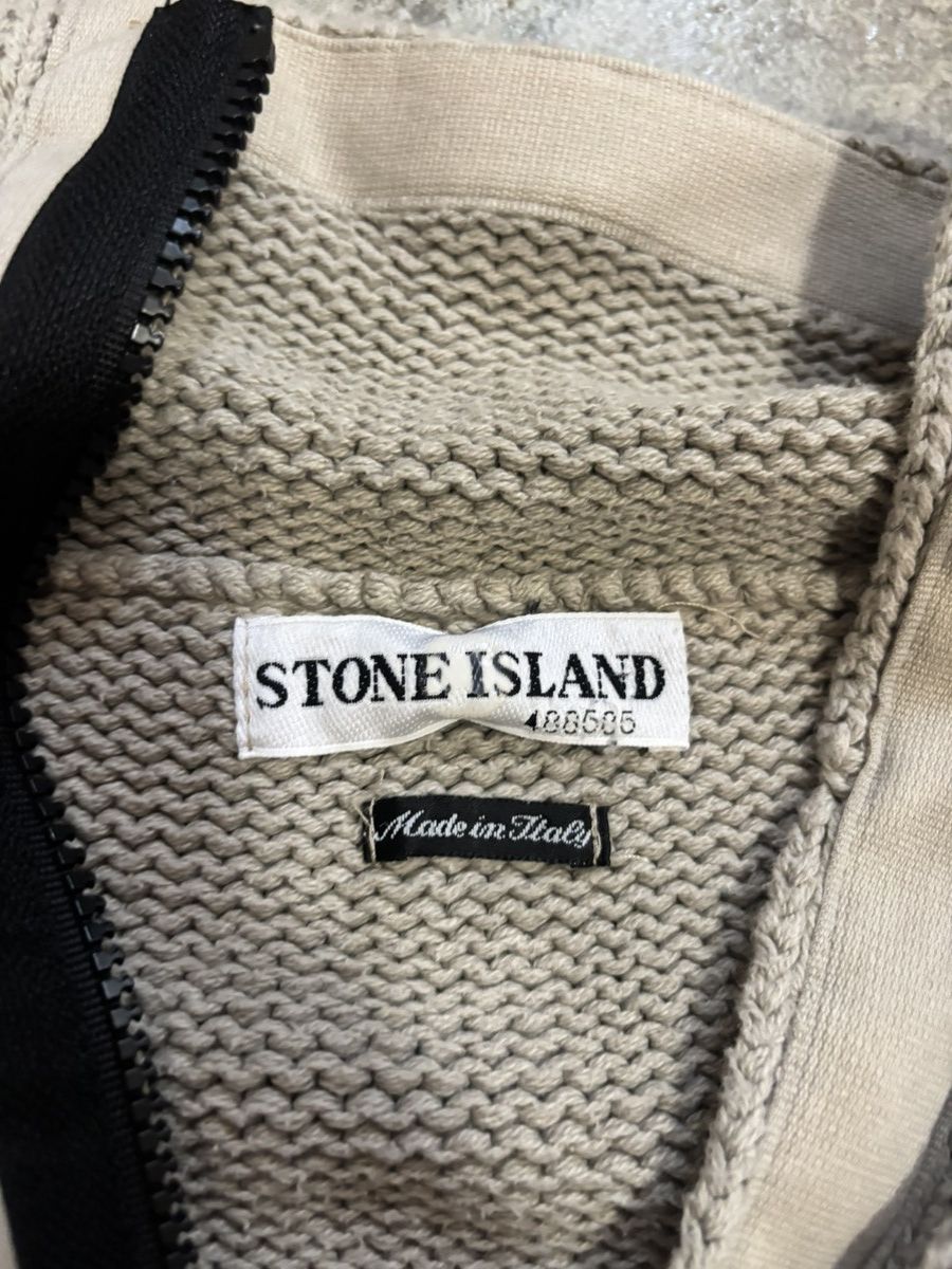 Stone Island Sweater Stone Island Knitted 1/4 2000’s Sportswear Company Size US XL / EU 56 / 4 - 6 Thumbnail