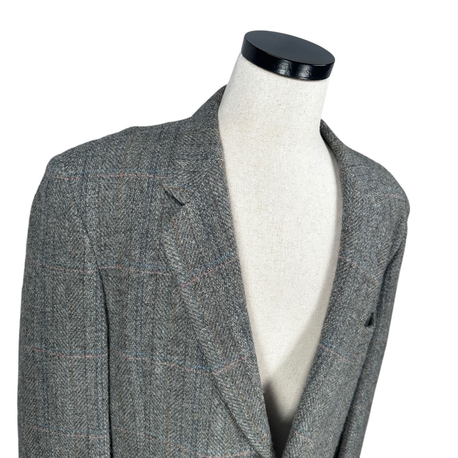 Other Oakton Sport Coat Men’s 46R Gray Wool Lapel Blazer Jacket Size 46R - 2 Thumbnail