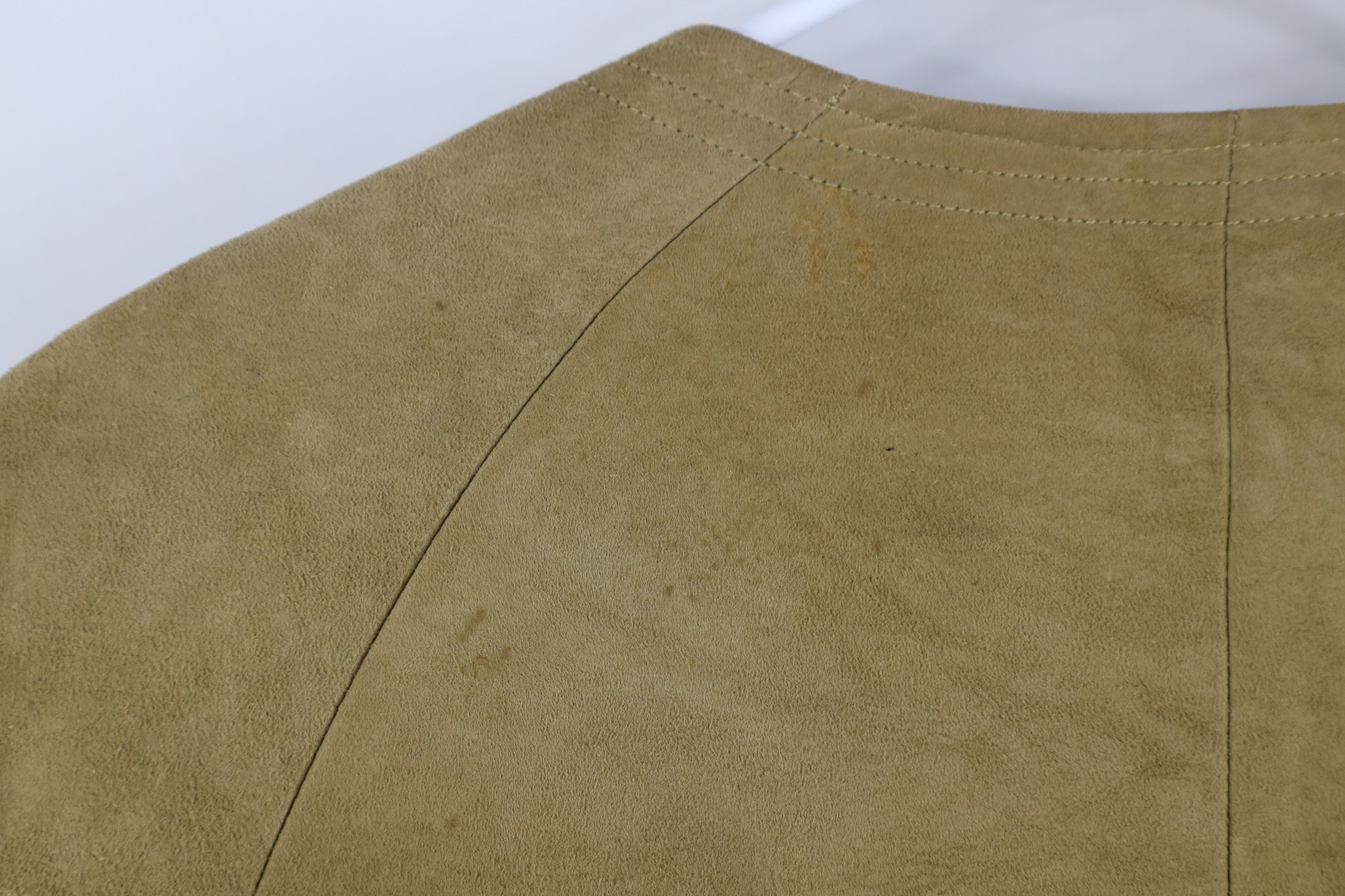 Vintage Vintage 30s 40s Streetwear Suede Leather Button Jacket USA Size L / US 10 / IT 46 - 13 Thumbnail