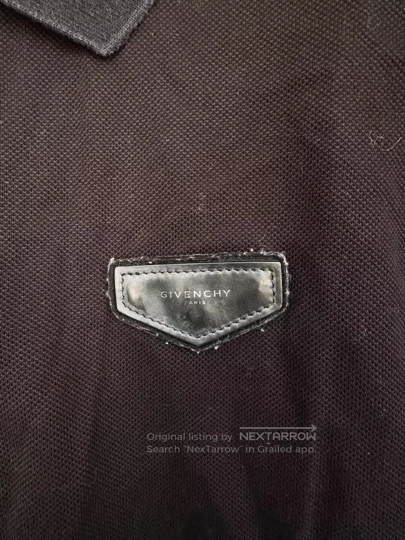 Givenchy Givenchy Classic black chest leather brand logo Polo shirt Size US L / EU 52-54 / 3 - 2 Thumbnail