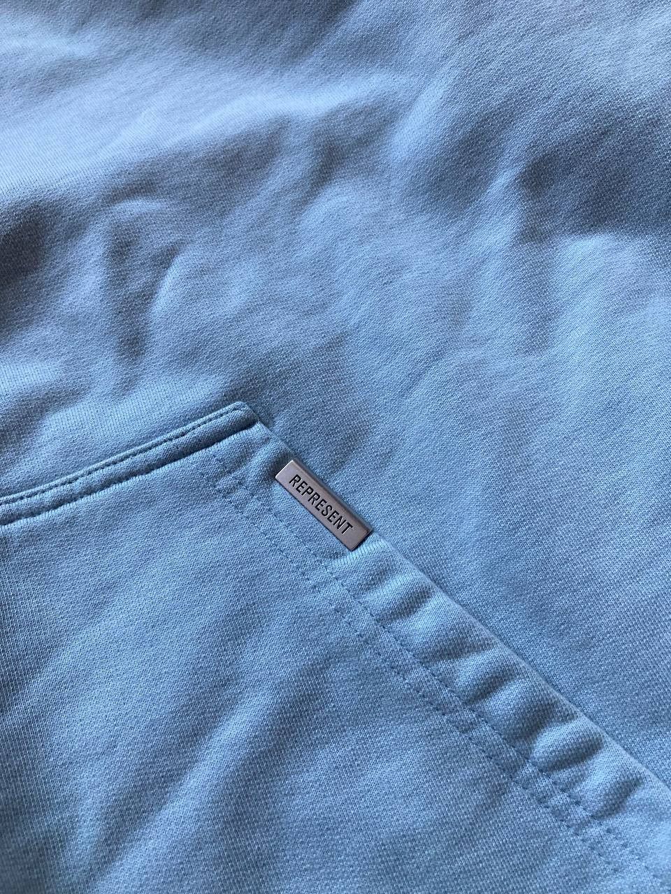 Designer × Represent Clo. Represent Clo Hoodie Light Blue Size US XL / EU 56 / 4 - 4 Thumbnail