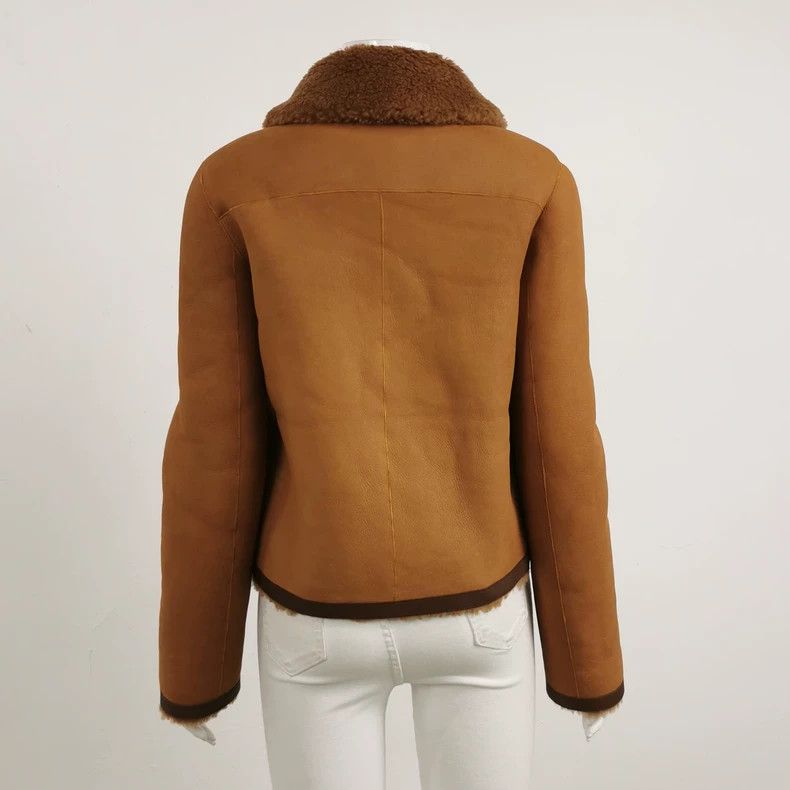 Loro Piana LORO PIANA Sheepskin patchwork zipper long sleeve double s Size XS / US 0-2 / IT 36-38 - 2 Thumbnail