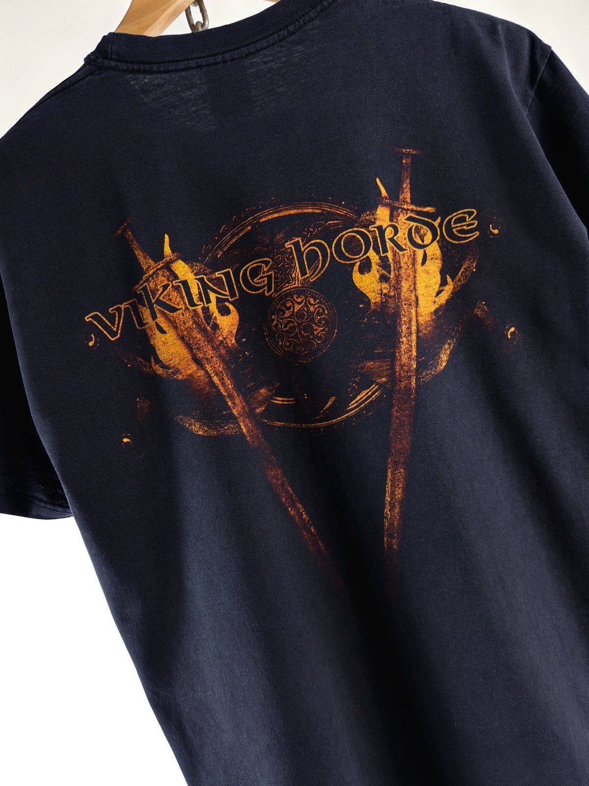 Band Tees 00s Vintage Amon Amarth Faded Rock Tee T-Shirt Size US L / EU 52-54 / 3 - 7 Thumbnail