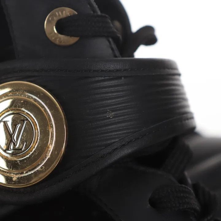 Louis Vuitton Louis Vuitton High-Top Sneakers with Gold Logo -2508 Size US 7.5 / EU 40-41 - 5 Thumbnail