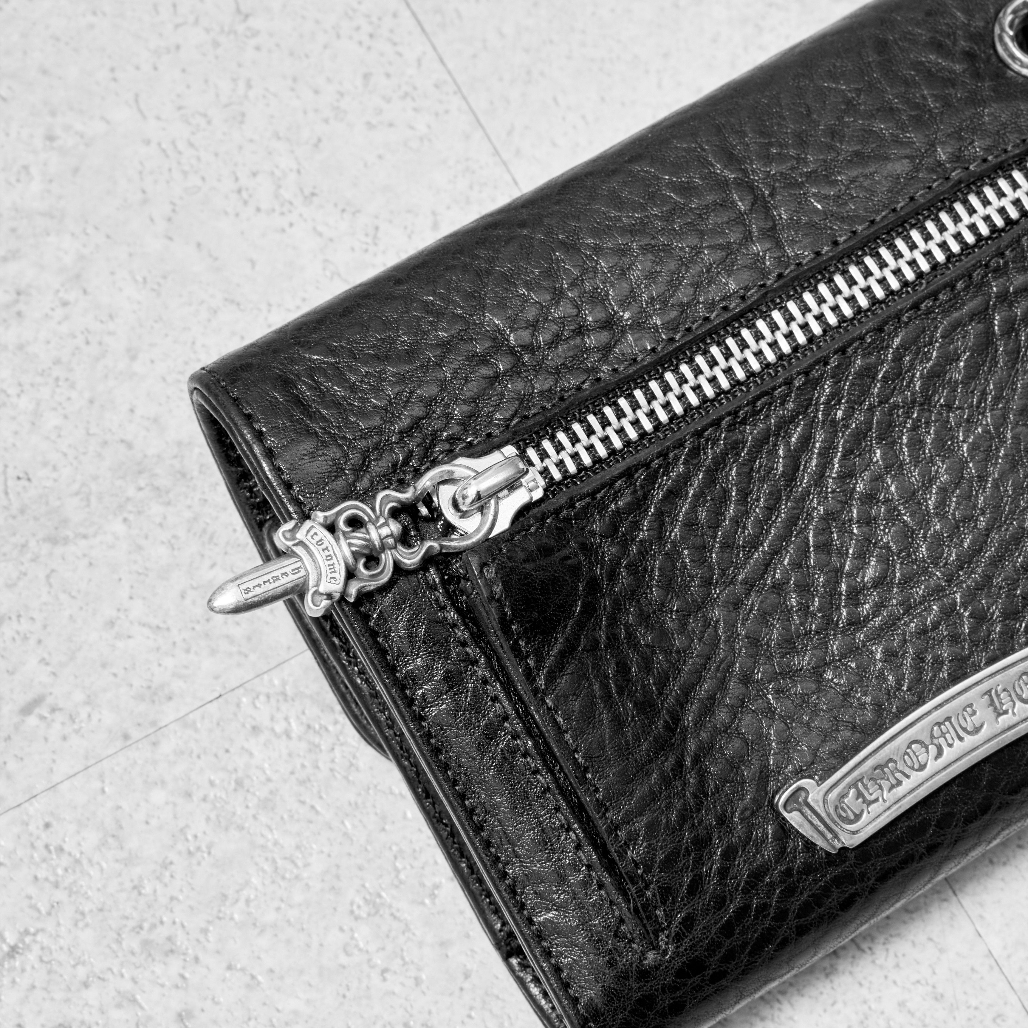 Chrome Hearts CHROME HEARTS Wave Mini Wallet BLACK Size ONE SIZE - 3 Thumbnail
