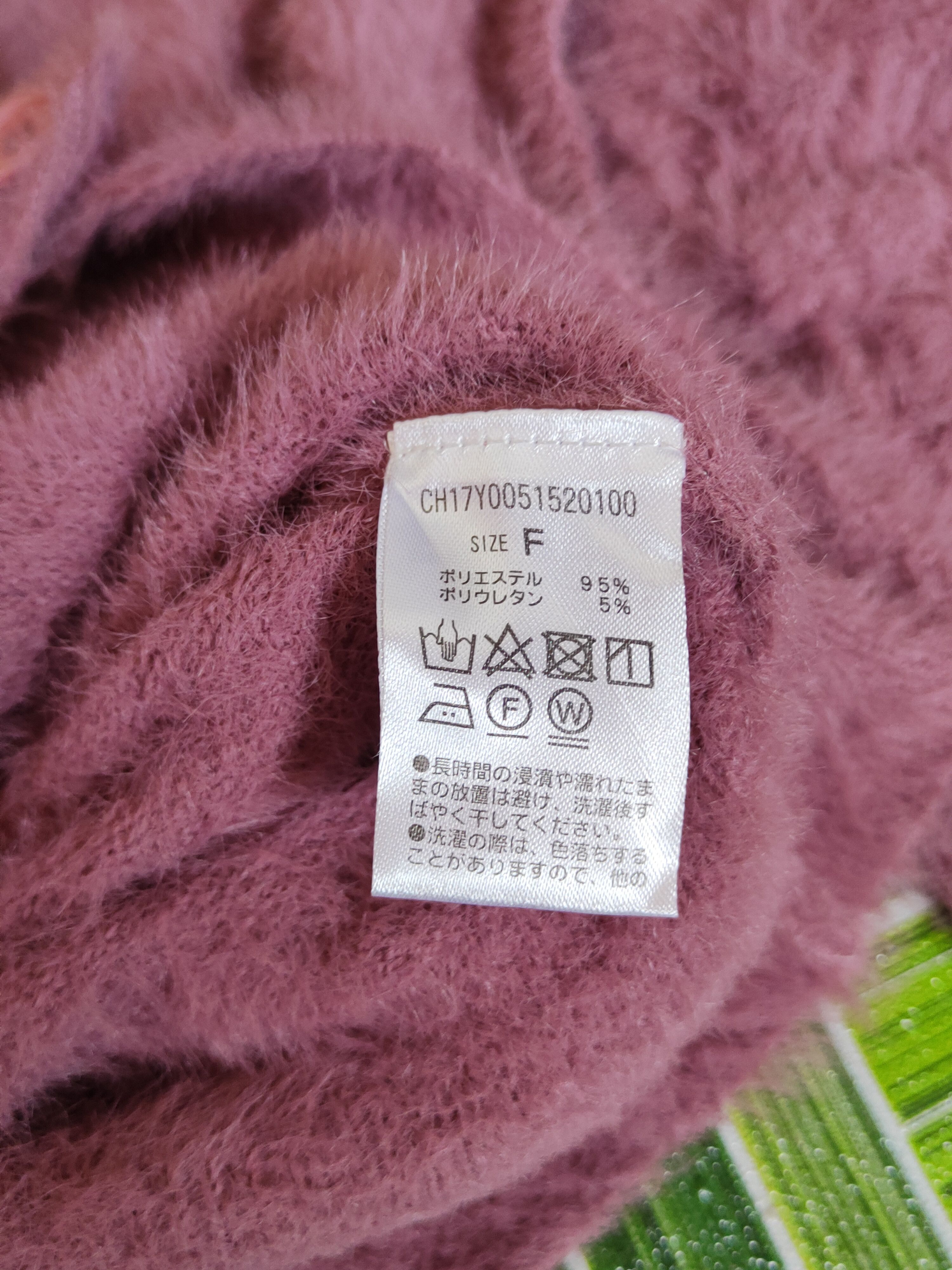Japanese Brand Who's Who Chico Purple Faded Fur Mohair Knitwear #S1962 Size M / US 6-8 / IT 42-44 - 11 Thumbnail