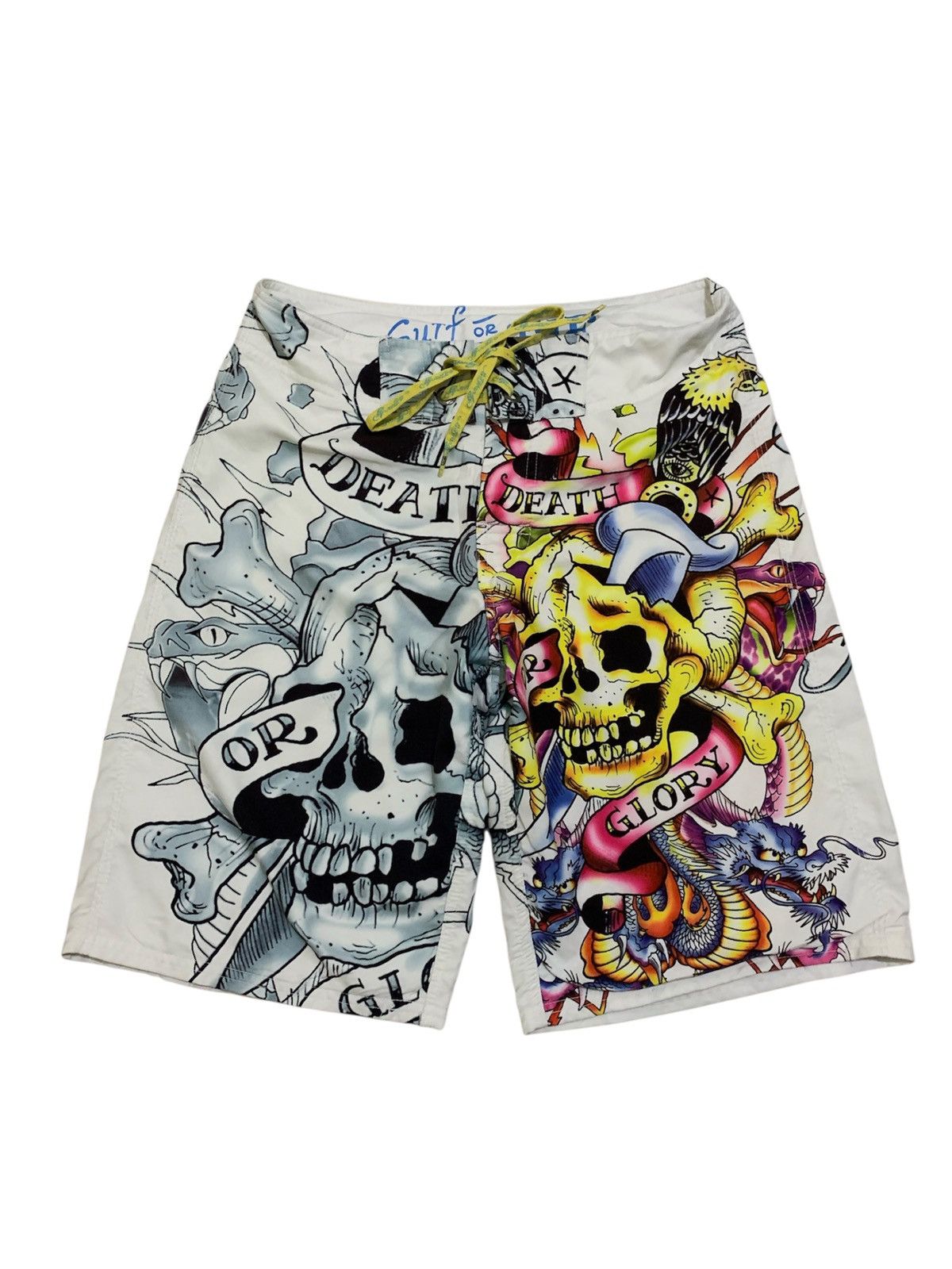 Christian Audigier 🐍SOLD🐍Y2k Ed Hardy by Christian Audigier “Surf Or Die” Pants Size US 30 / EU 46 - 1 Thumbnail