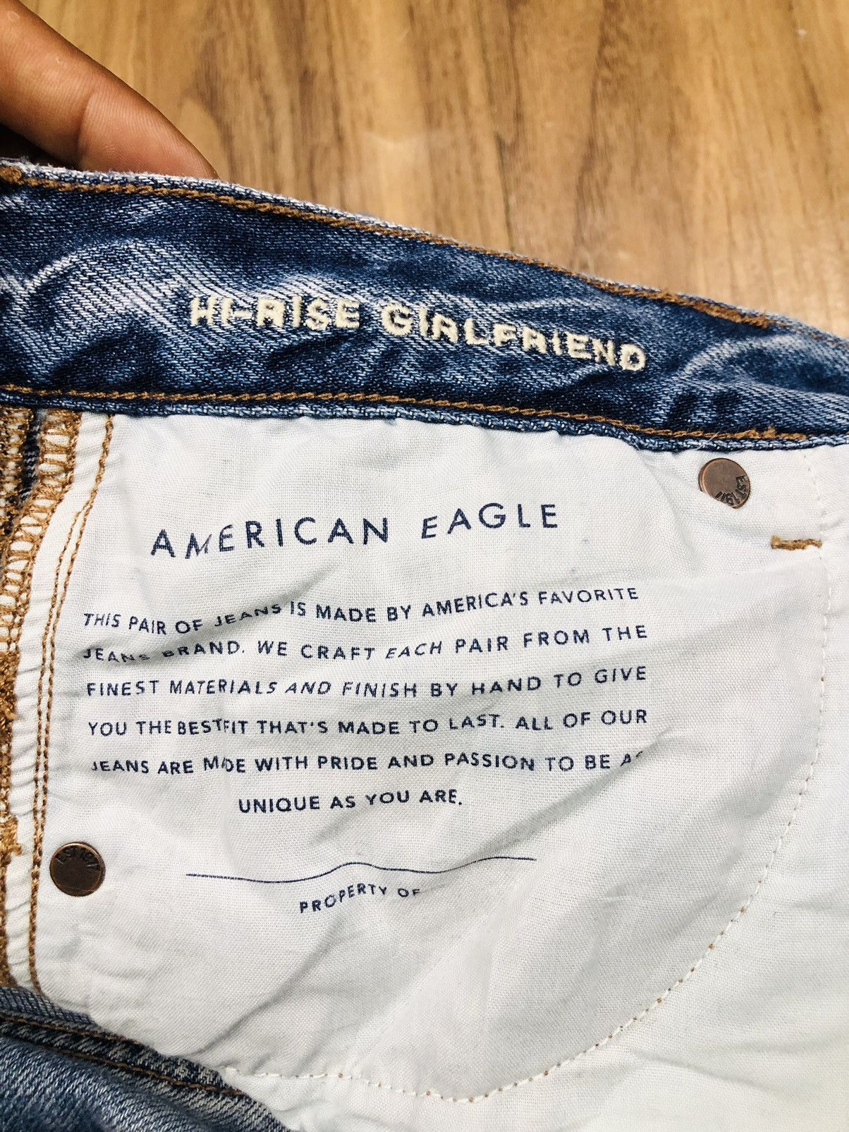 American Eagle Outfitters American Eagle Patch Design Jeans (35) Size US 30 / EU 46 - 18 Thumbnail