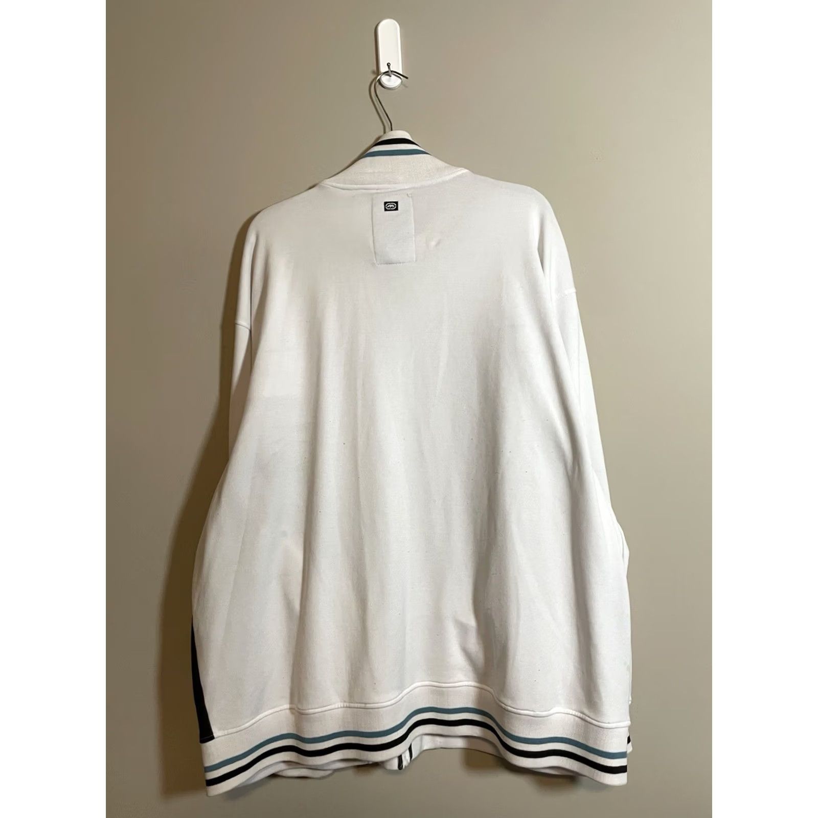 Ecko Unltd. VINTAGE Ecko Unltd Track Jacket White Striped Zip 5XL Men Full Zip Sweatshirt Hip Hop Street Size US XXL / EU 58 / 5 - 7 Thumbnail