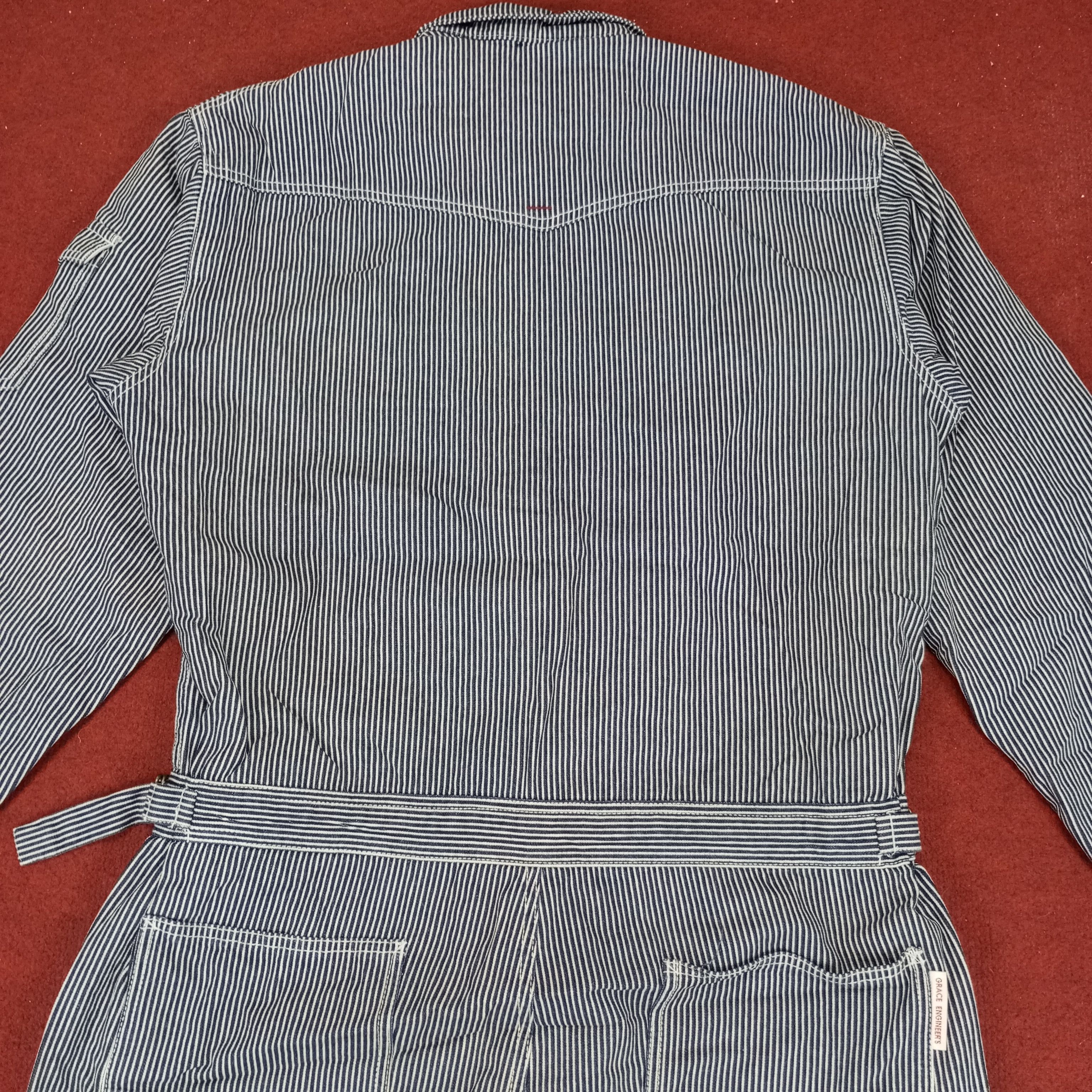 Vintage Grace Engineers Workwear Style Coverall Jacket Size US L / EU 52-54 / 3 - 8 Thumbnail