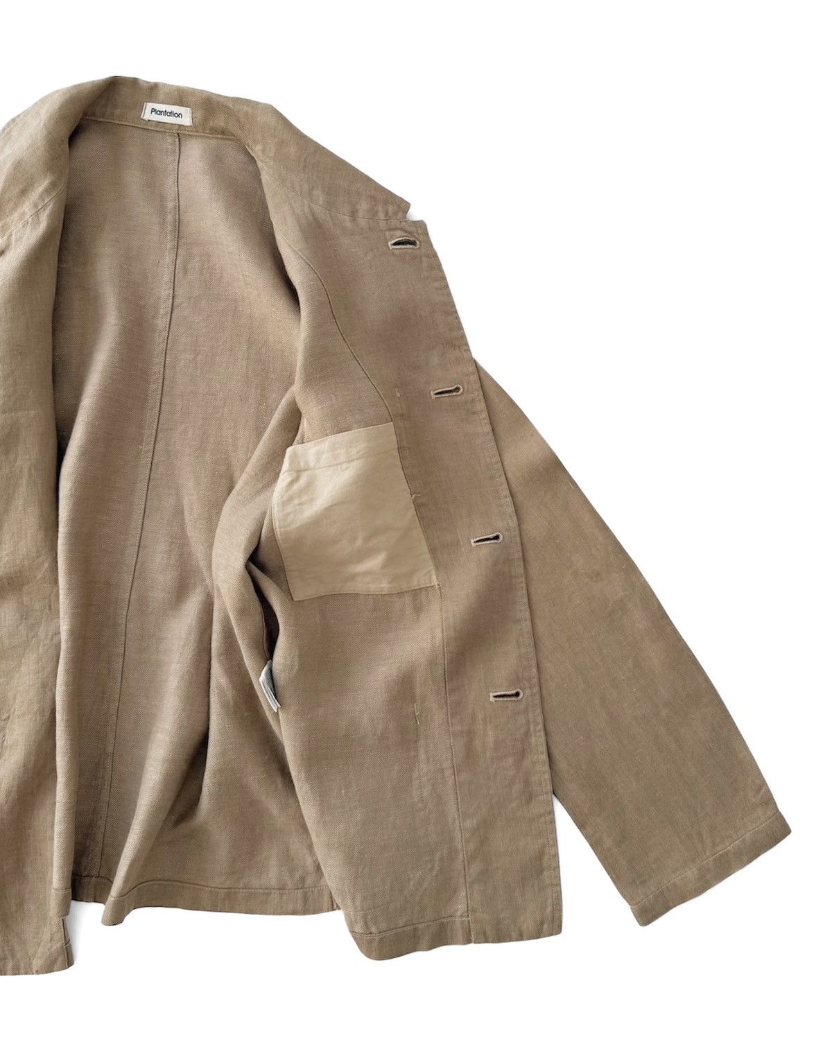 Issey Miyake Plantation Issey Miyake Linen Chore Jacket Shirt Size US M / EU 48-50 / 2 - 7 Thumbnail