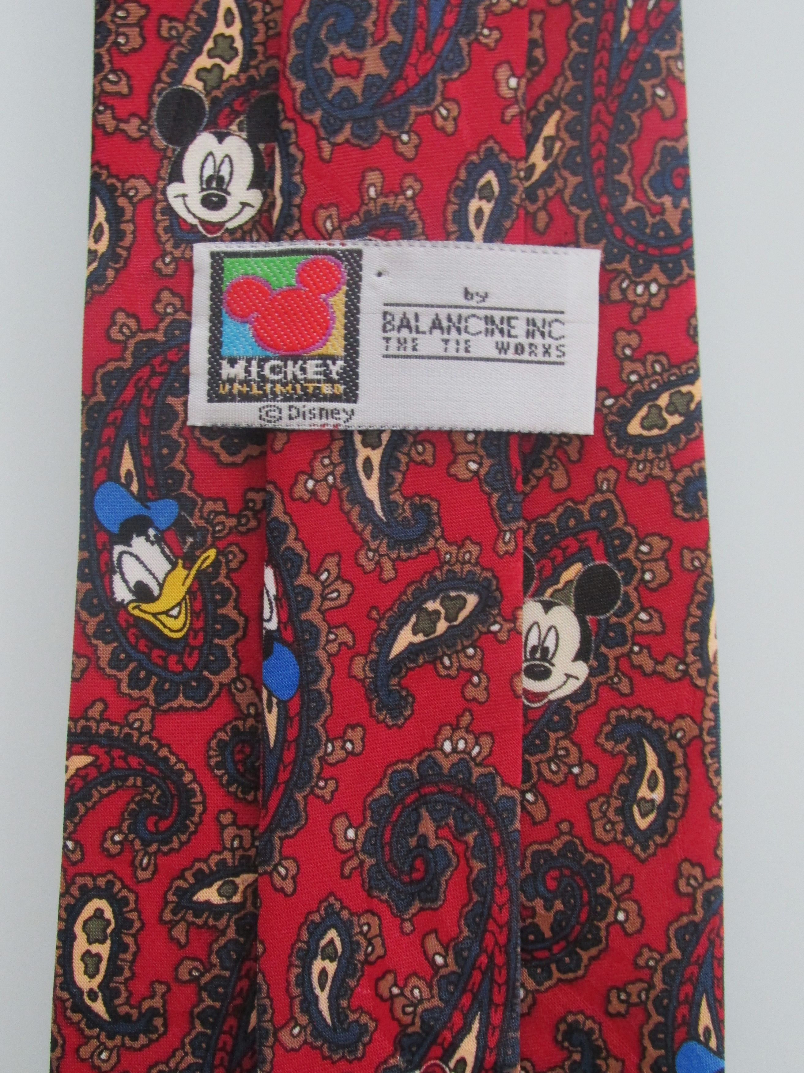 Disney Mickey Mouse/Disney Men's Tie Size ONE SIZE - 5 Thumbnail
