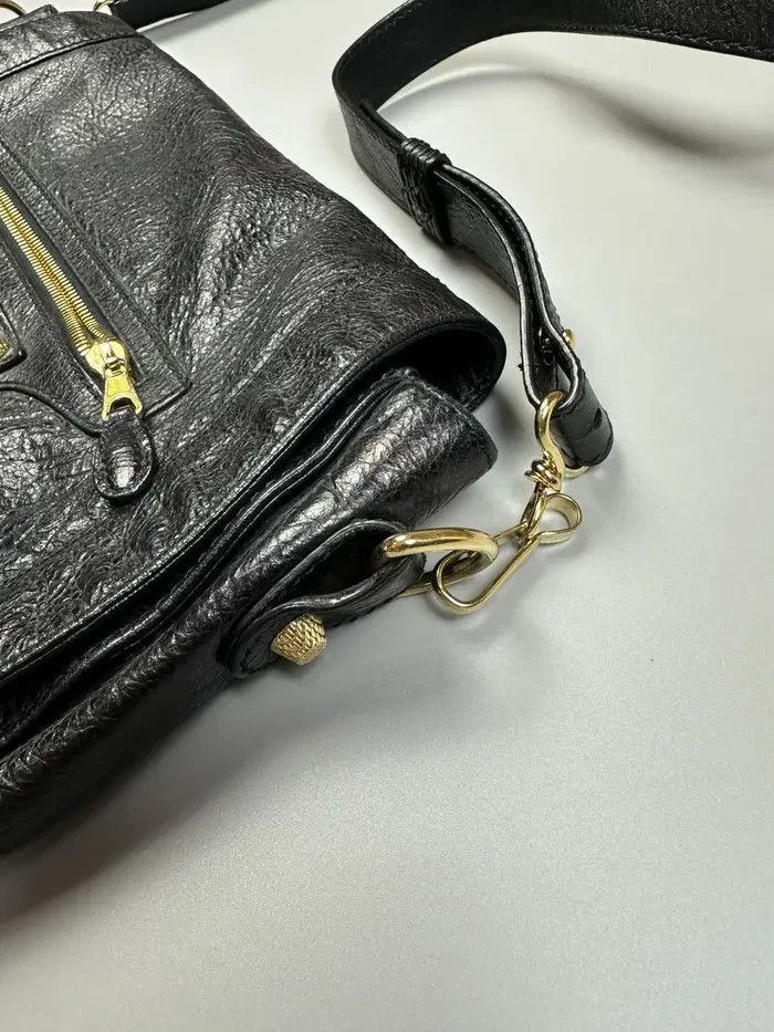 Balenciaga Balenciaga Leather Crossbody Bag Golden Hardware UNISEX Size ONE SIZE - 3 Thumbnail