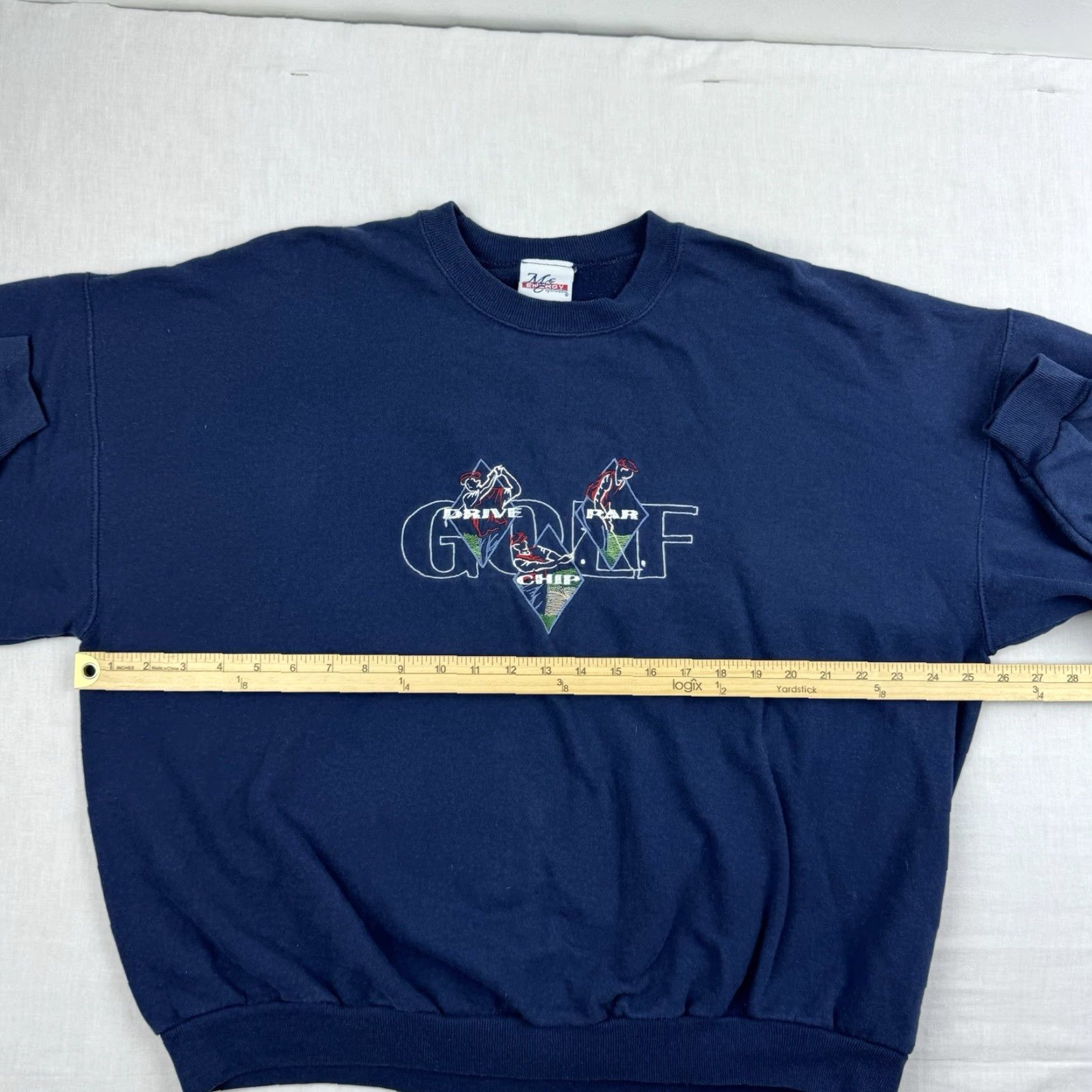 Vintage VINTAGE Unbranded Sweatshirt Women's Large Blue Embroidered Golf Sports Crewneck Pullover Nike-style? Size L / US 10 / IT 46 - 7 Thumbnail