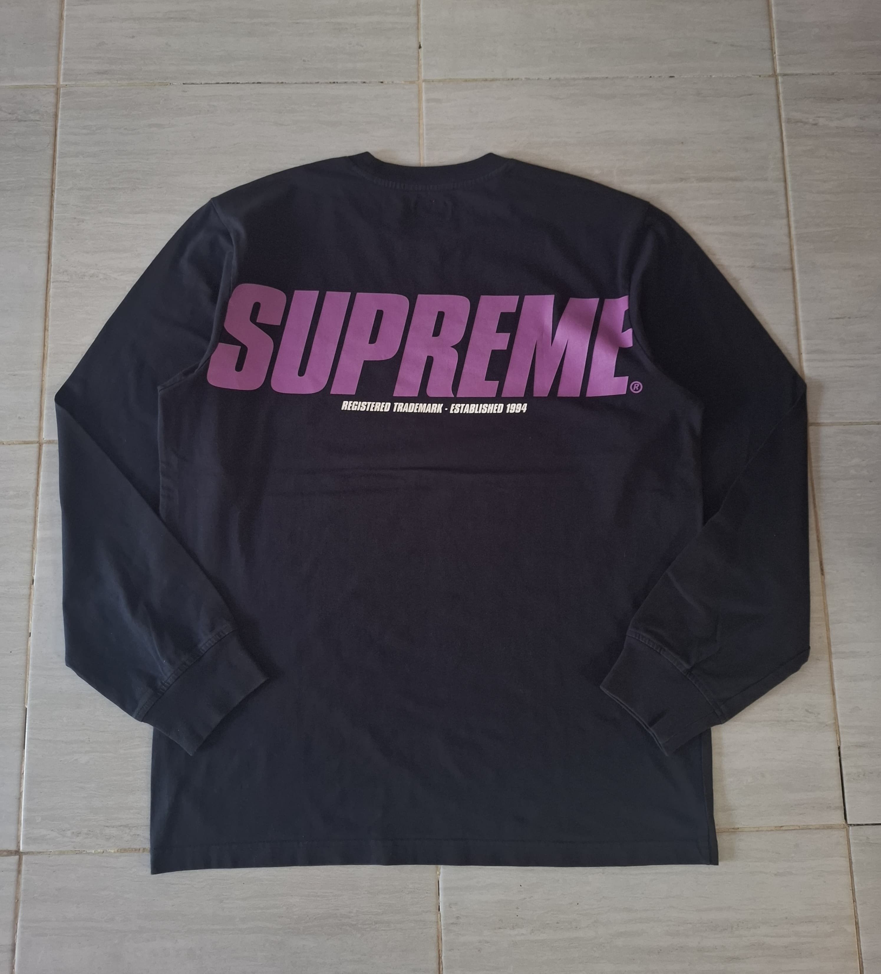 Supreme Supreme long Sleeve shirt blue navy Size US M / EU 48-50 / 2 - 1 Thumbnail