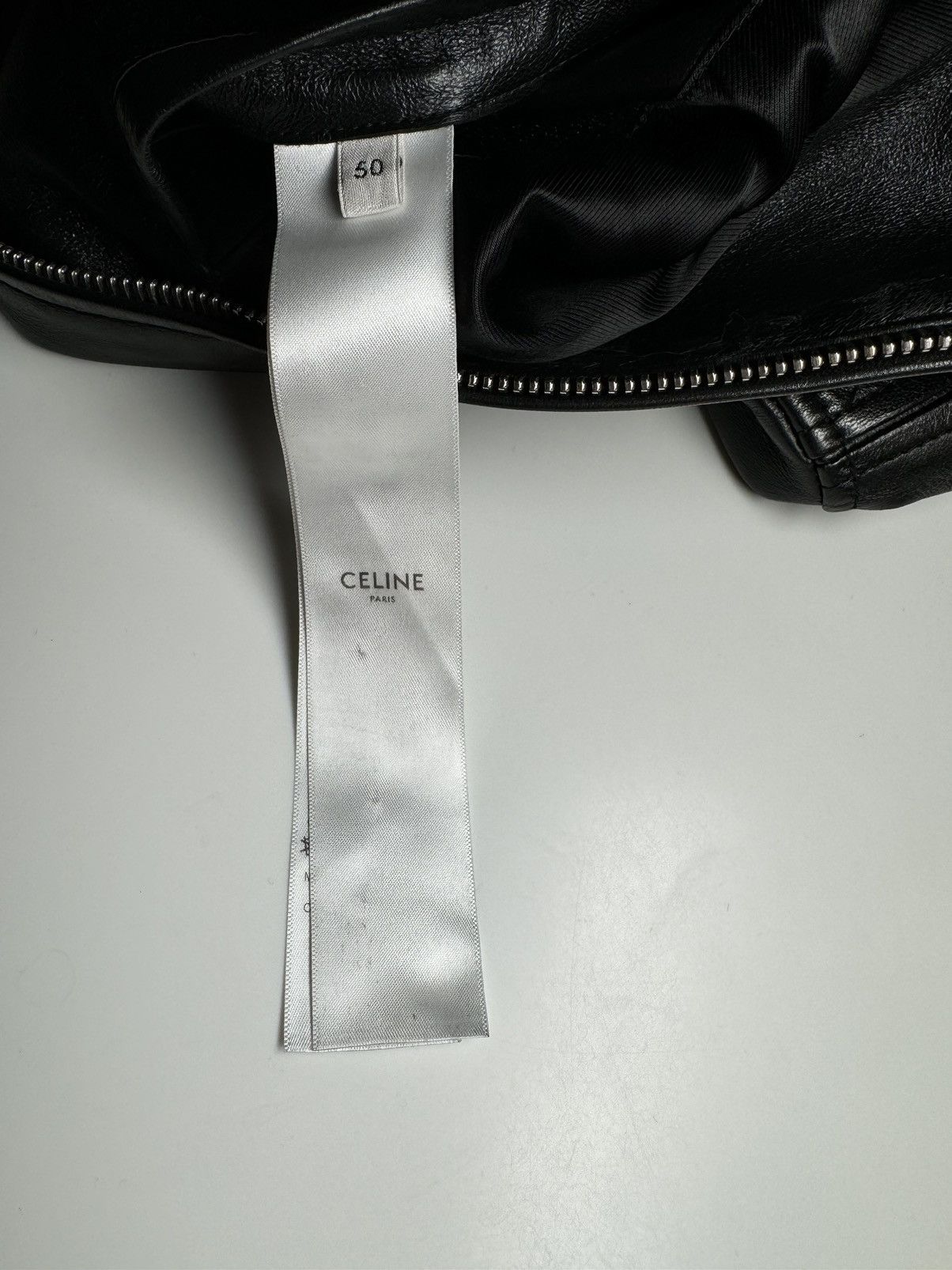Celine $5.2k Celine Leather Blouson Jacket Size US M / EU 48-50 / 2 - 17 Thumbnail