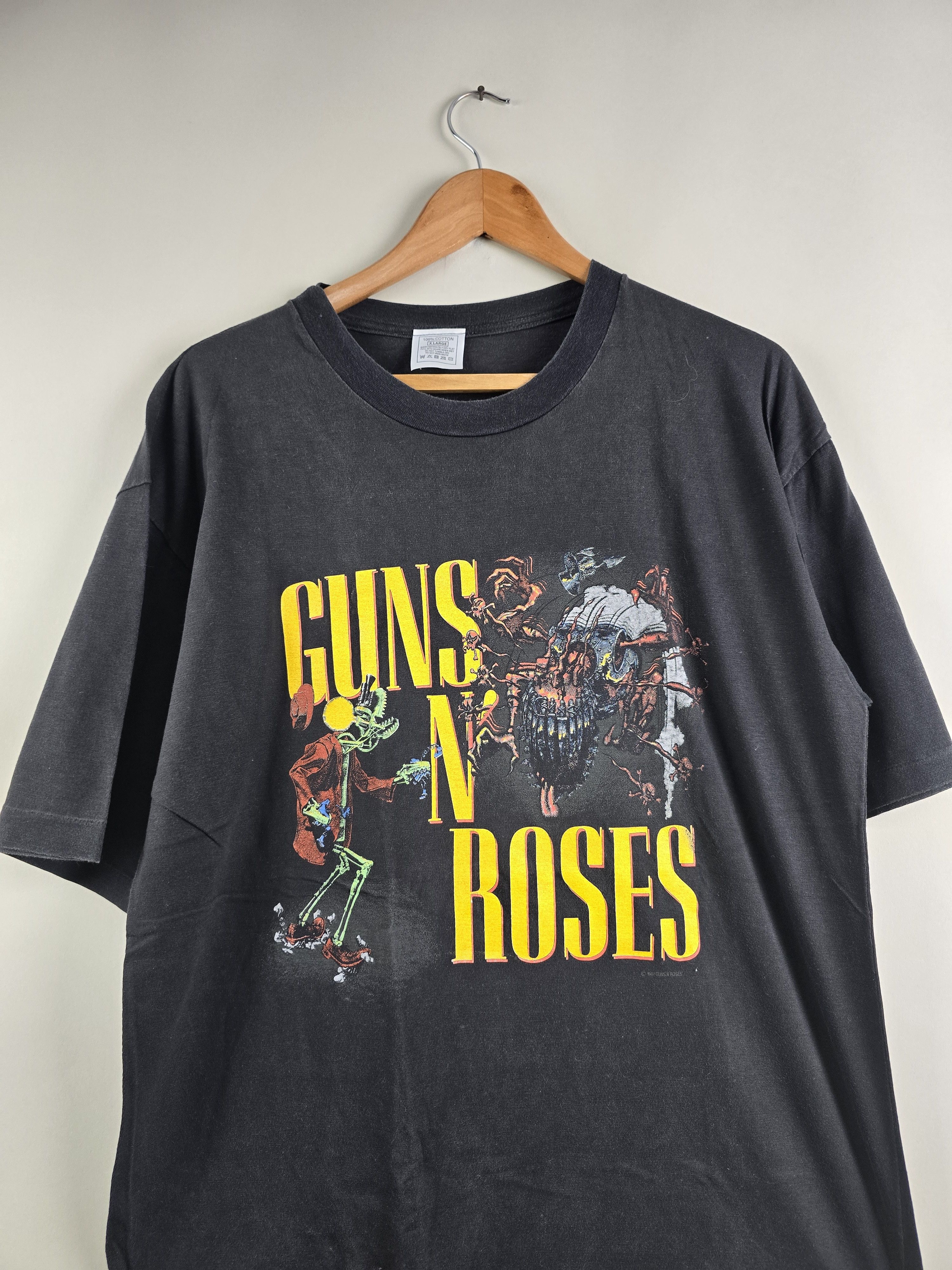 Band Tees × Guns N' Roses × Vintage 1987 Guns N Roses Was Here XL 22" 31.5" Size US XL / EU 56 / 4 - 2 Thumbnail