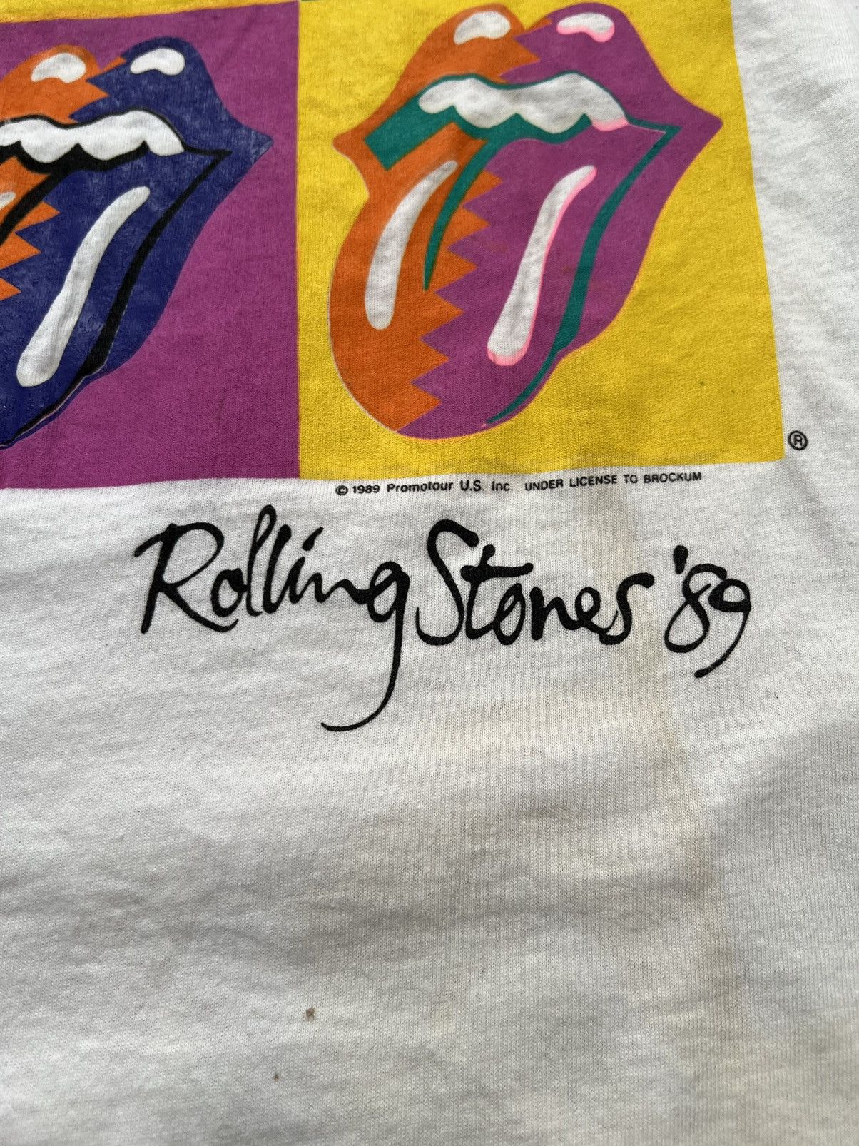 Band Tees Vintage 1989 rolling stones tee Size US M / EU 48-50 / 2 - 9 Thumbnail