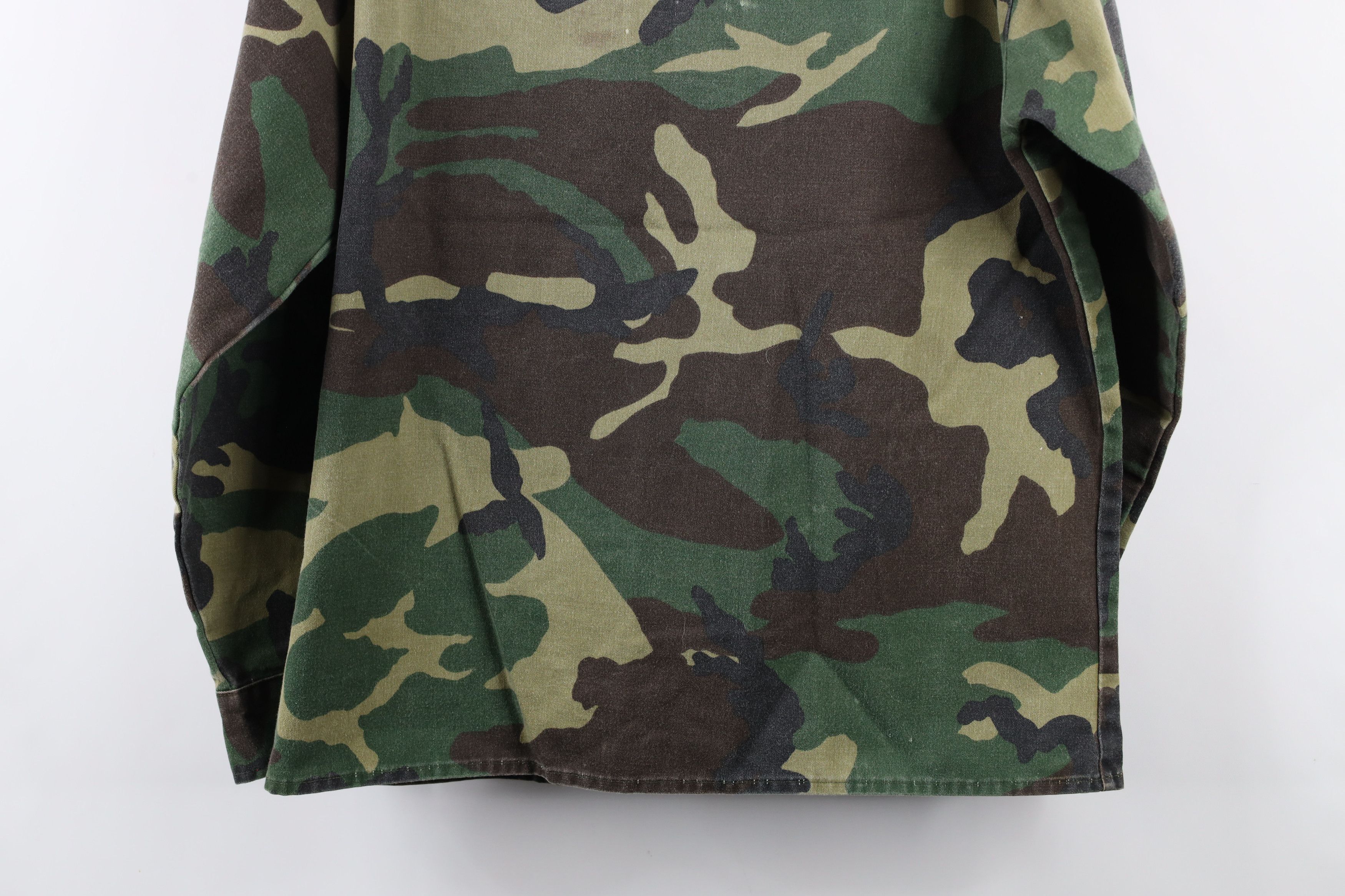 Vintage Vintage 70s Military Camouflage Combat Field Jacket Coat Size US L / EU 52-54 / 3 - 15 Thumbnail