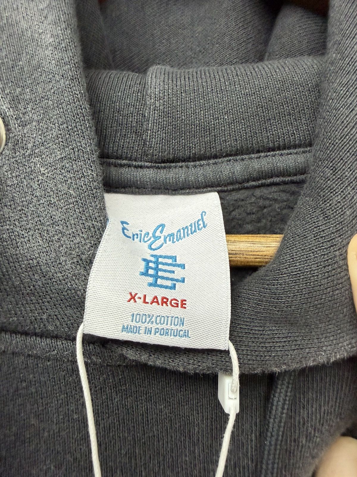 Eric Emanuel Size XL - Eric Emmanuel EE Basic Hoodie Washed Black Size US XL / EU 56 / 4 - 7 Thumbnail