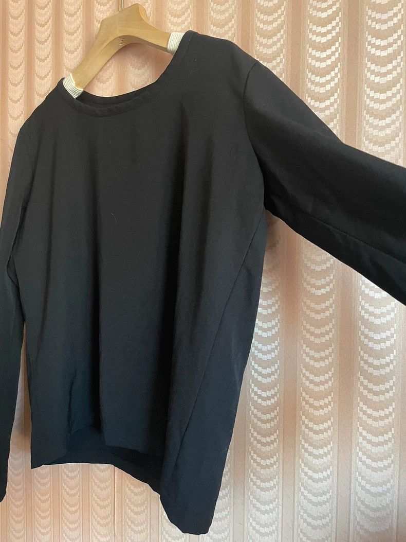 Y's Y's Black Blouse Long Sleeve Size US M / EU 48-50 / 2 - 4 Thumbnail