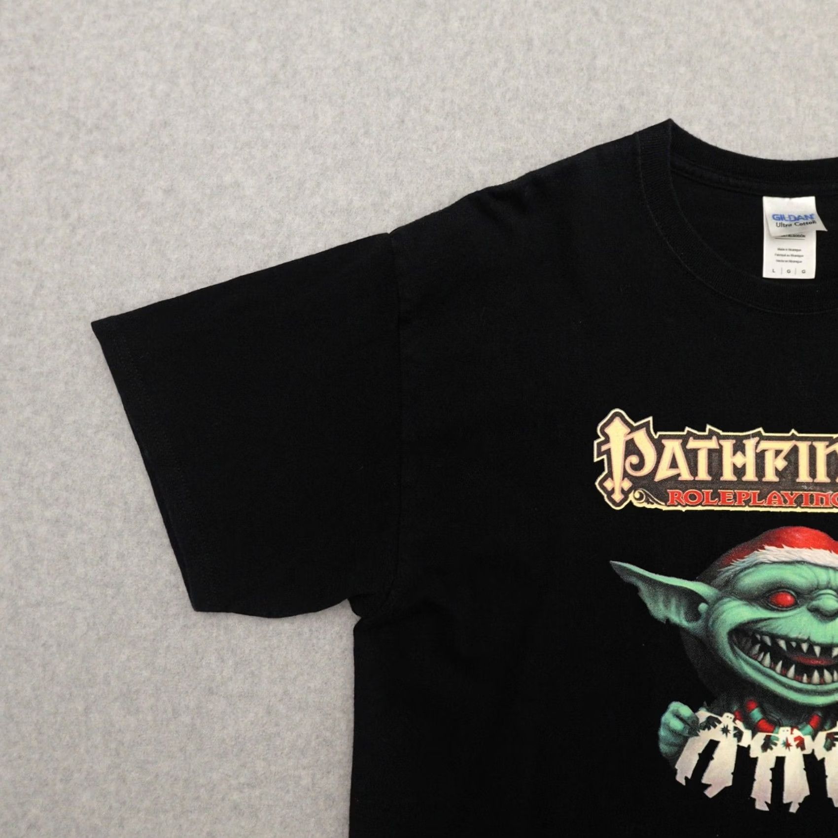 Gildan Gildan Pathfinder Roleplaying Game Tshirt Large (21X29) Goblin Graphic Promo Mens Shirt Black Games Size US L / EU 52-54 / 3 - 5 Thumbnail