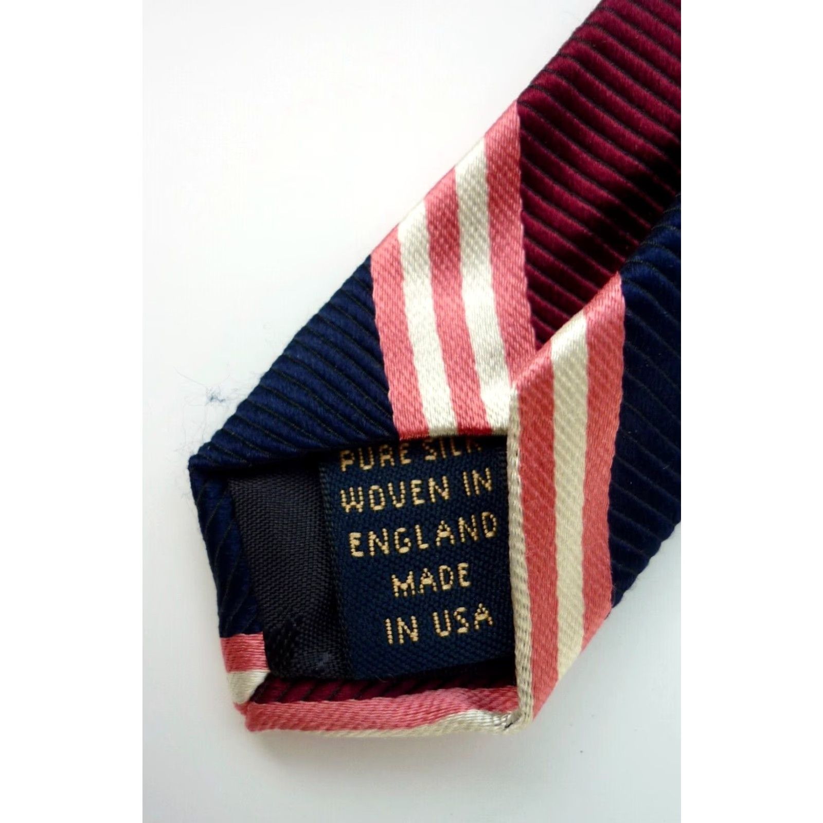 Brooks Brothers Brooks Brothers Makers Silk Tie Multicolor Stripes Woven in England Made in USA 60" 3.75" Mens Adult Silk Tie Size ONE SIZE - 7 Thumbnail