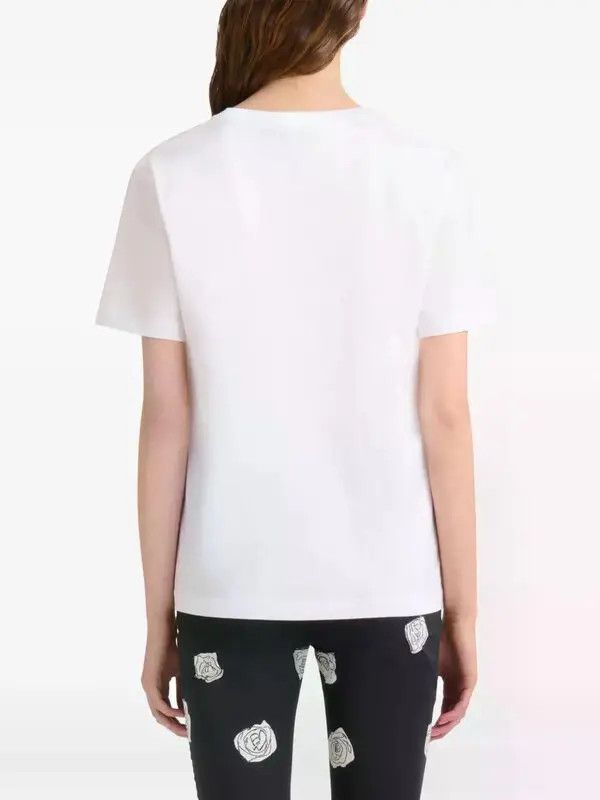 Marni o1w1db10426 Cotton T-Shirt in White Size S / US 4 / IT 40 - 3 Thumbnail
