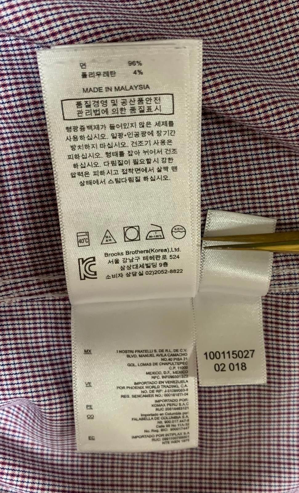 Brooks Brothers Brooks Brothers Regent Fit Men's Shirt 15.5 34 Cotton Size US M / EU 48-50 / 2 - 11 Thumbnail