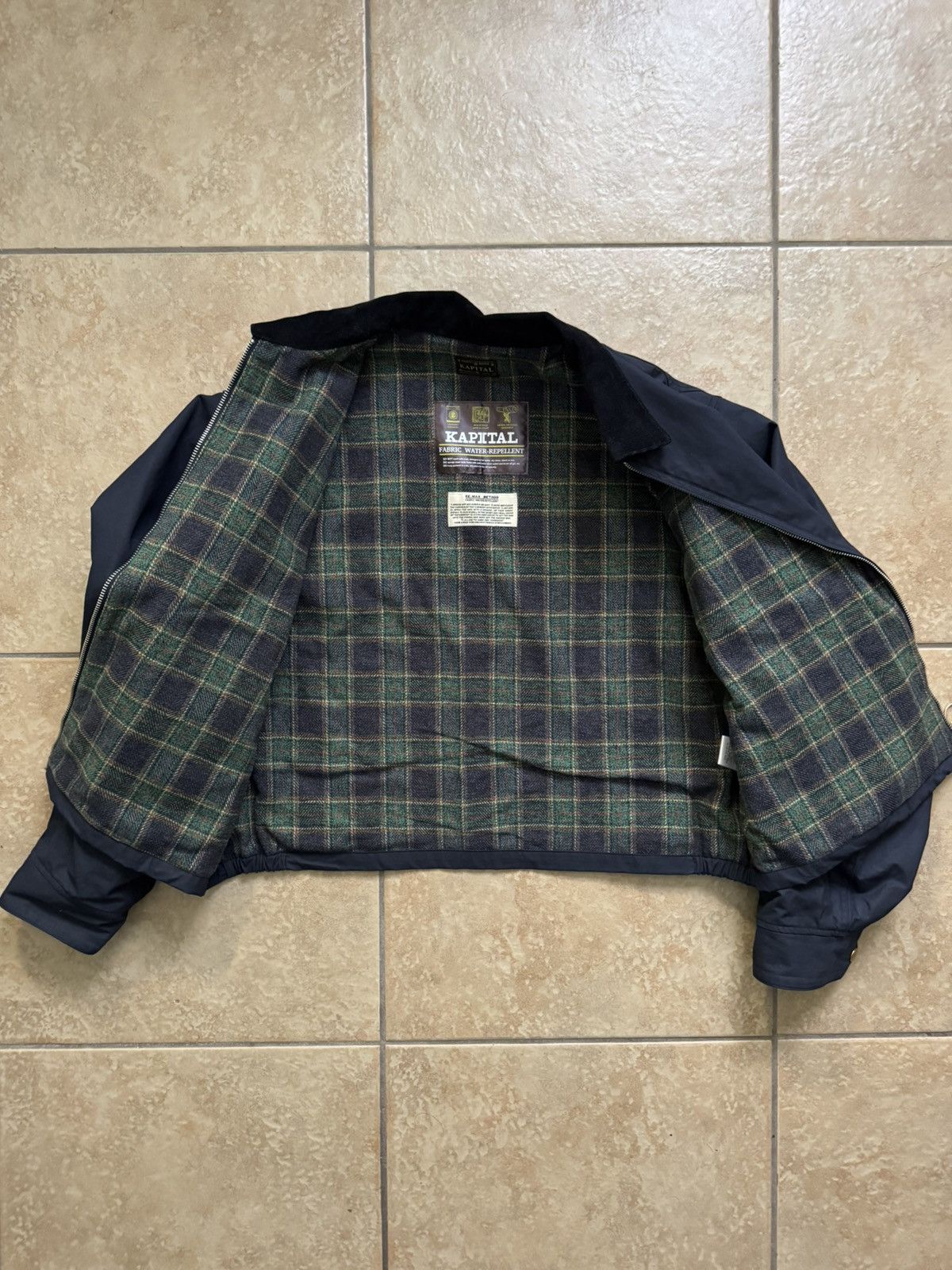 Kapital Kountry Kapital Navy Waxed Chore Jacket Size US XL / EU 56 / 4 - 2 Thumbnail